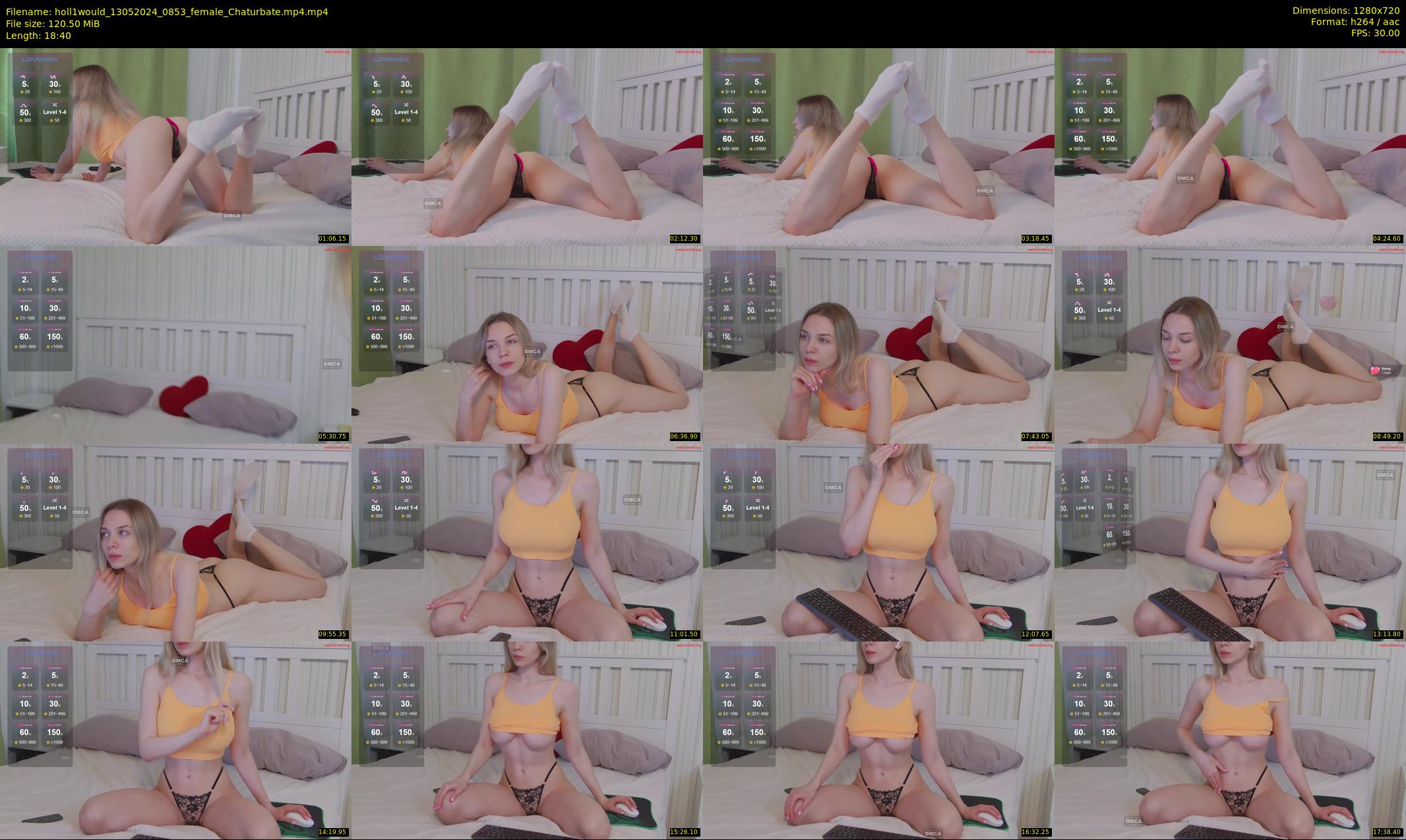 holl1would — 19 minute Chaturbate female cam show recording, 720p, May 13, 2024