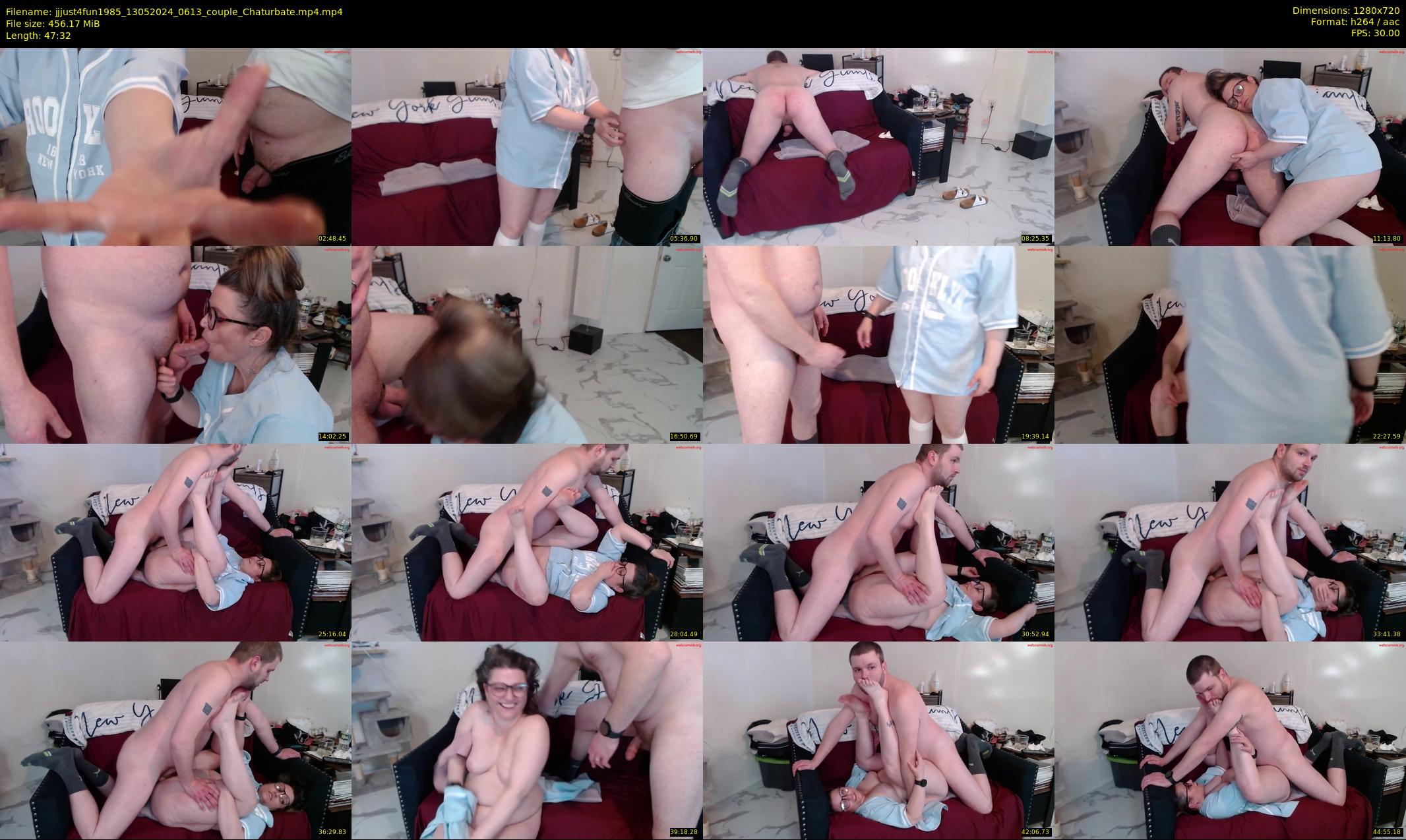 jjjust4fun1985 — 48 minute Chaturbate couple cam show recording, 720p, May 13, 2024