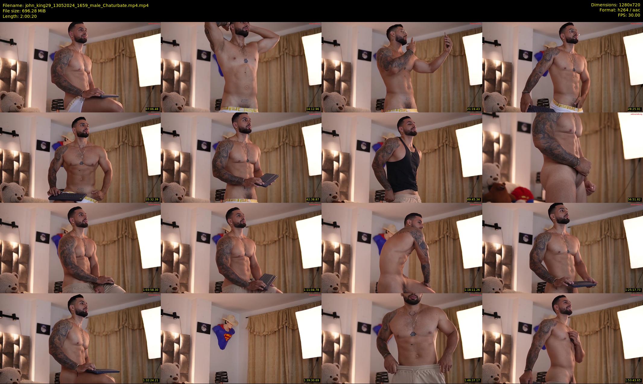 john_king29 — 121 minute Chaturbate male cam show recording, 720p, May 13, 2024