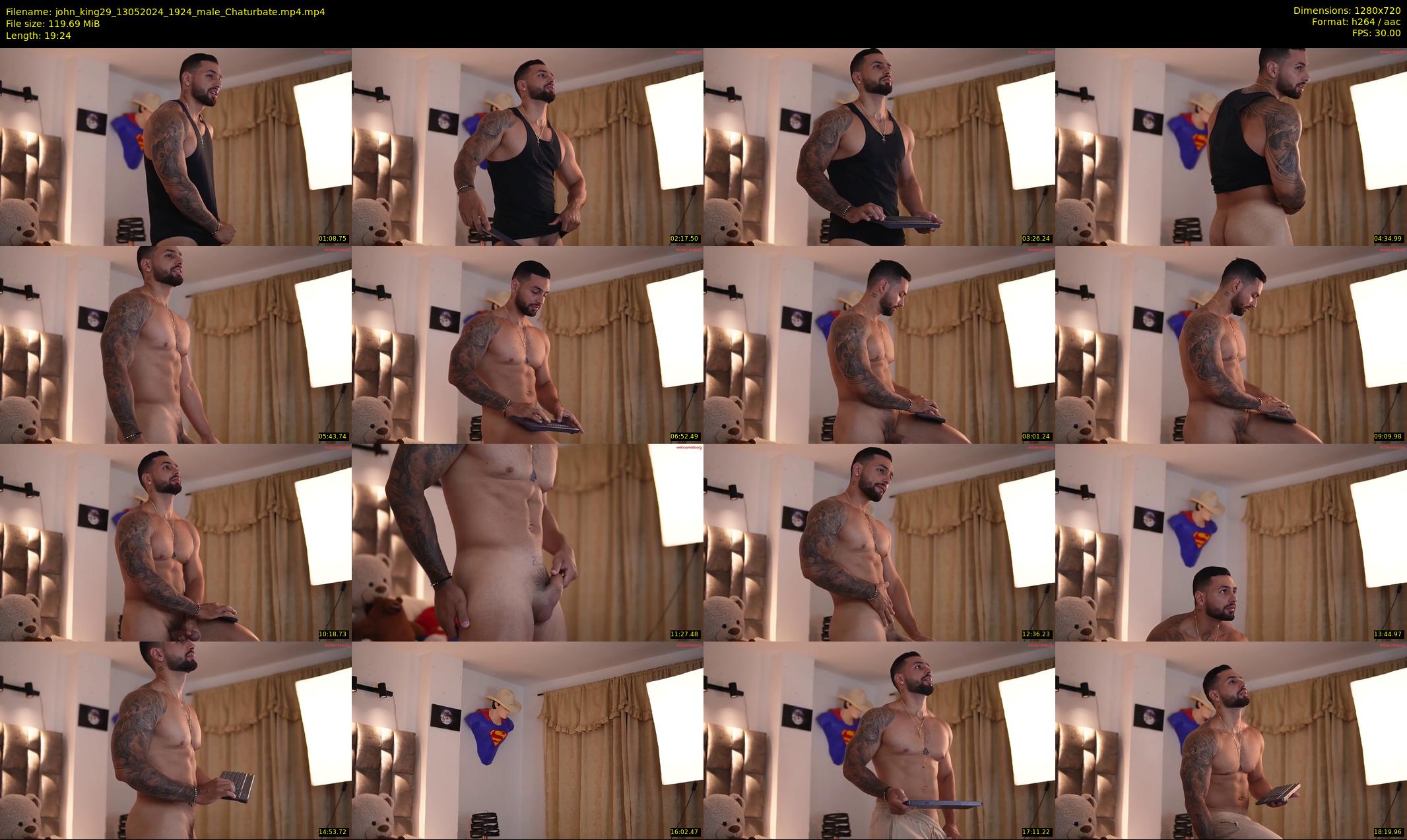 john_king29 — 20 minute Chaturbate male cam show recording, 720p, May 13, 2024