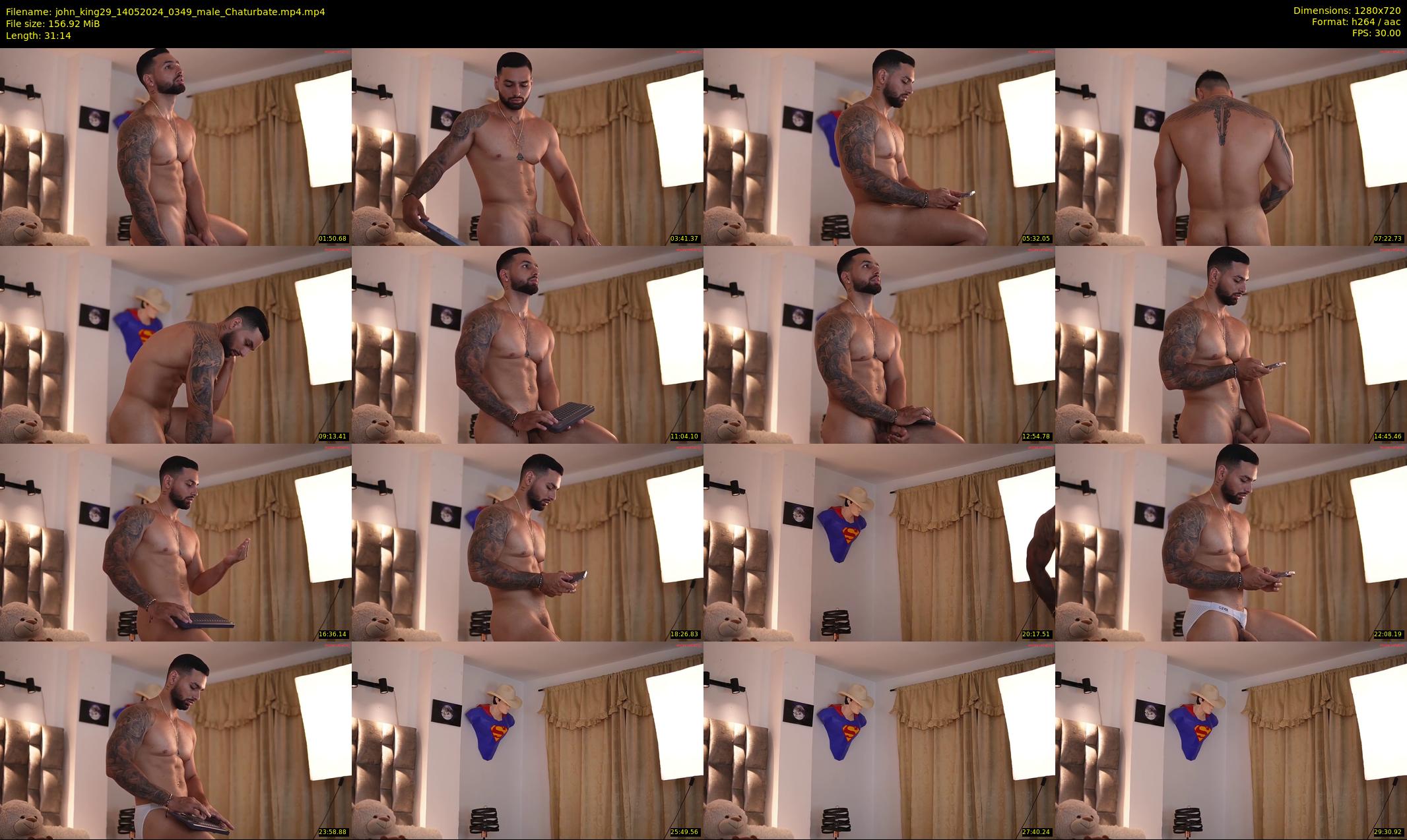 john_king29 — 32 minute Chaturbate male cam show recording, 720p, May 14, 2024