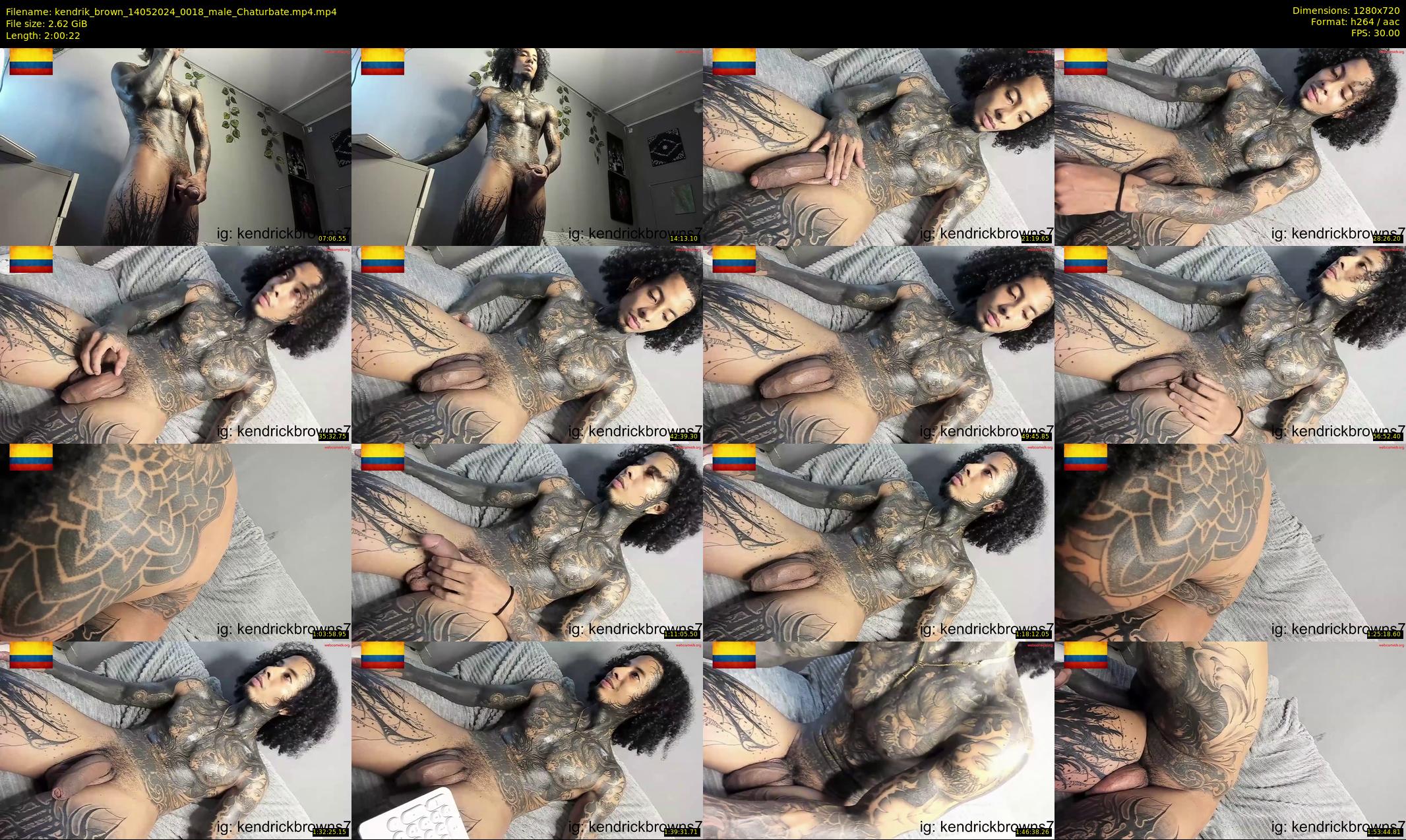 kendrik_brown — 121 minute Chaturbate male cam show recording, 720p, May 14, 2024