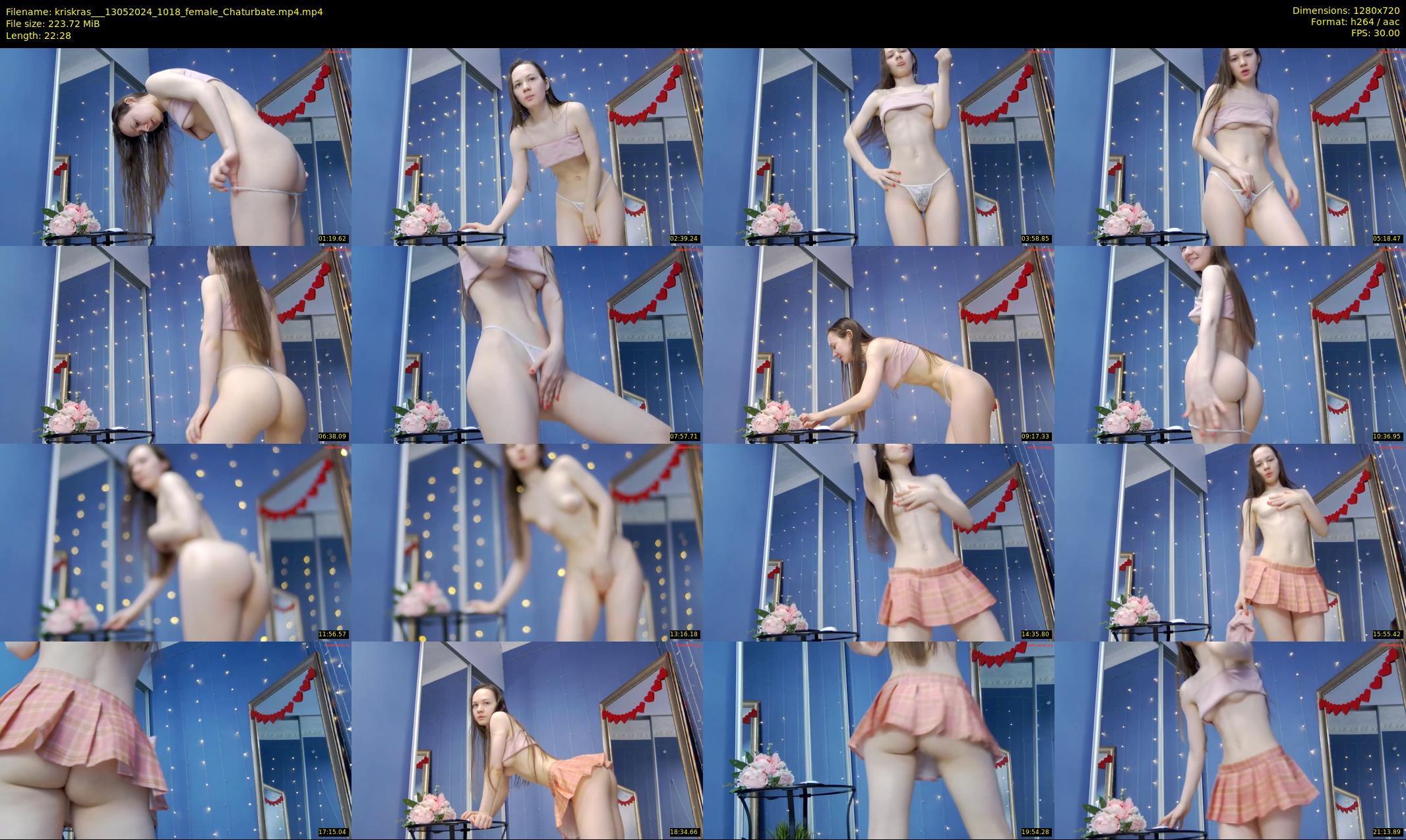 kriskras__ — 23 minute Chaturbate female cam show recording, 720p, May 13, 2024