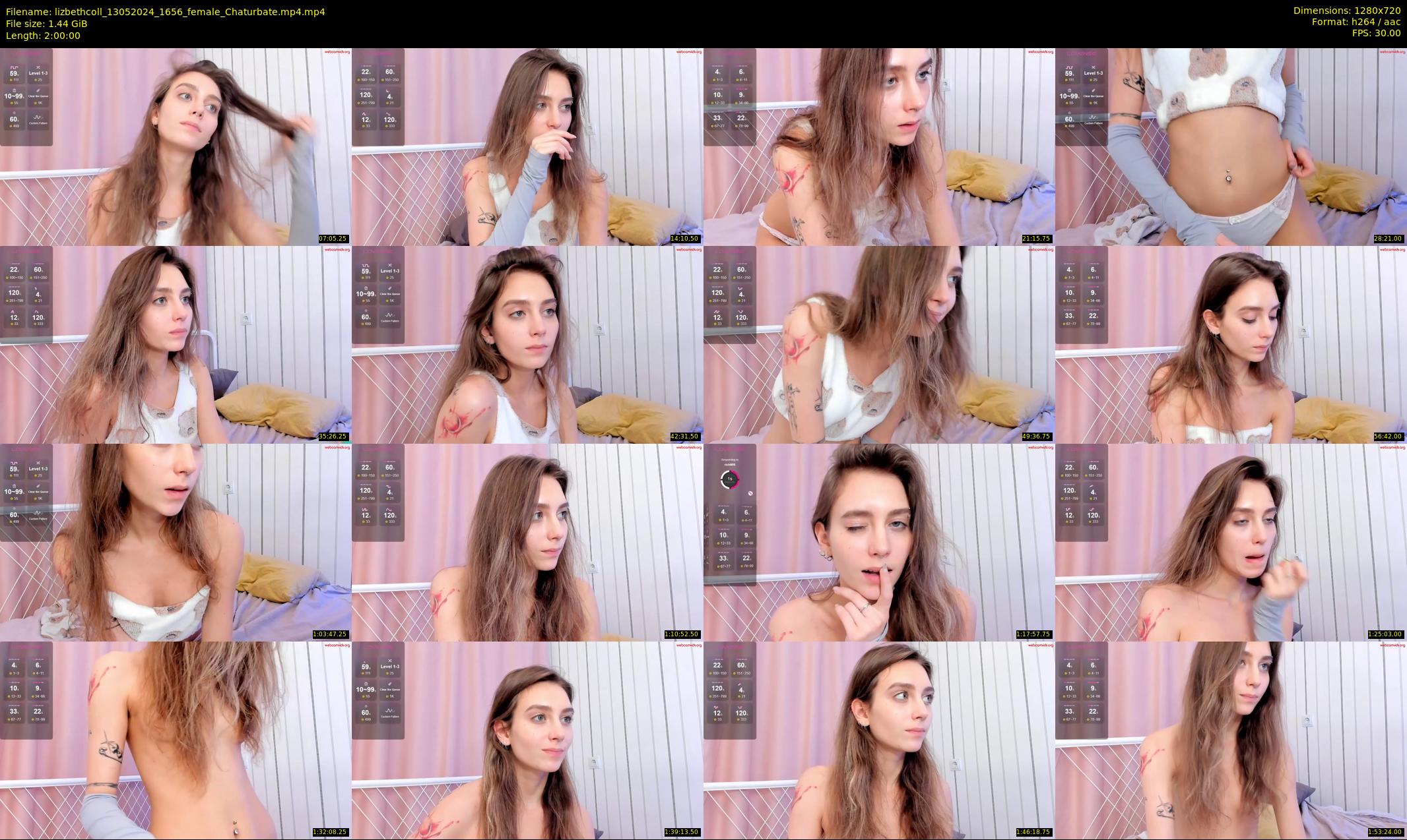 lizbethcoll — 120 minute Chaturbate female cam show recording, 720p, May 13, 2024
