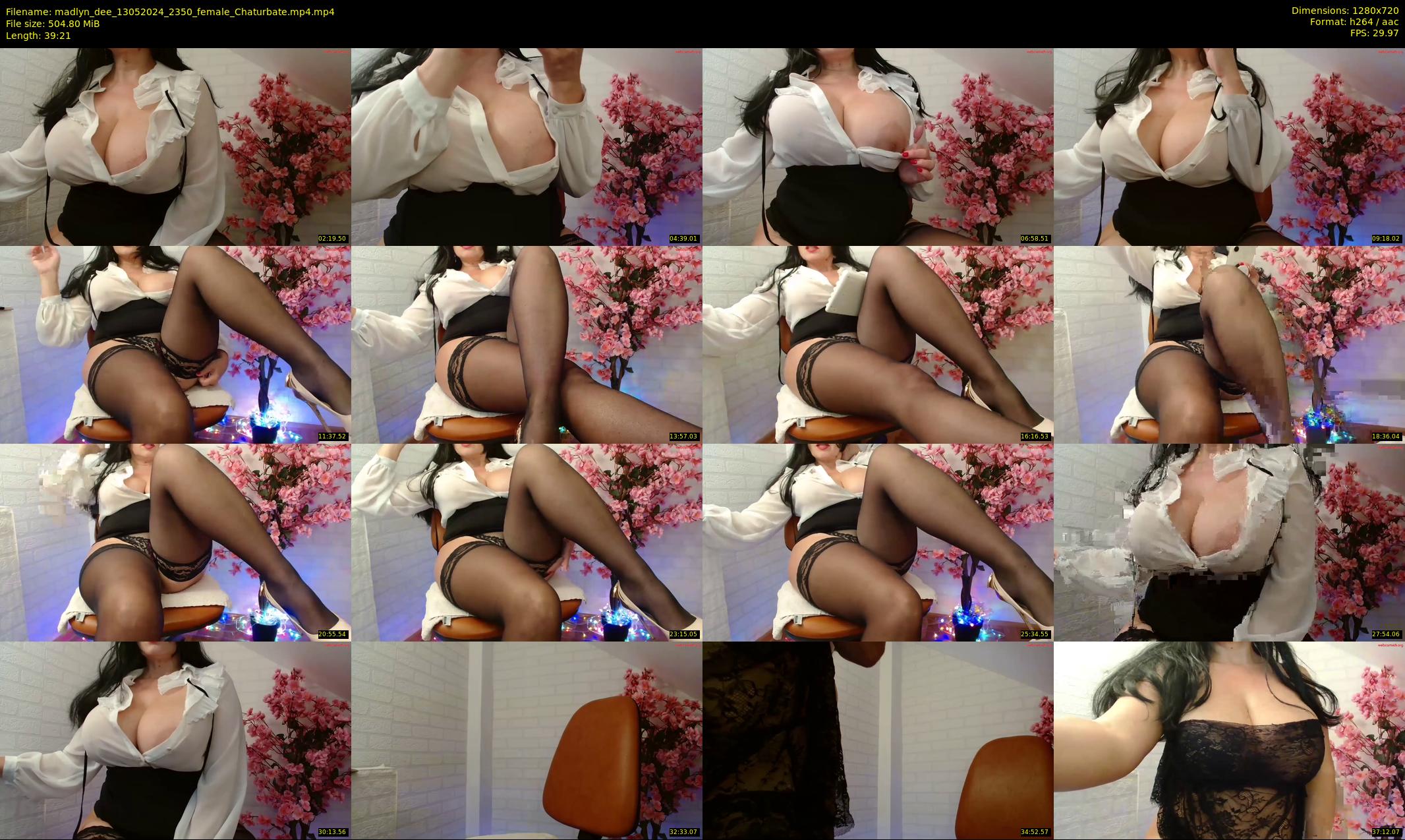 madlyn_dee — 40 minute Chaturbate female cam show recording, 720p, May 13, 2024