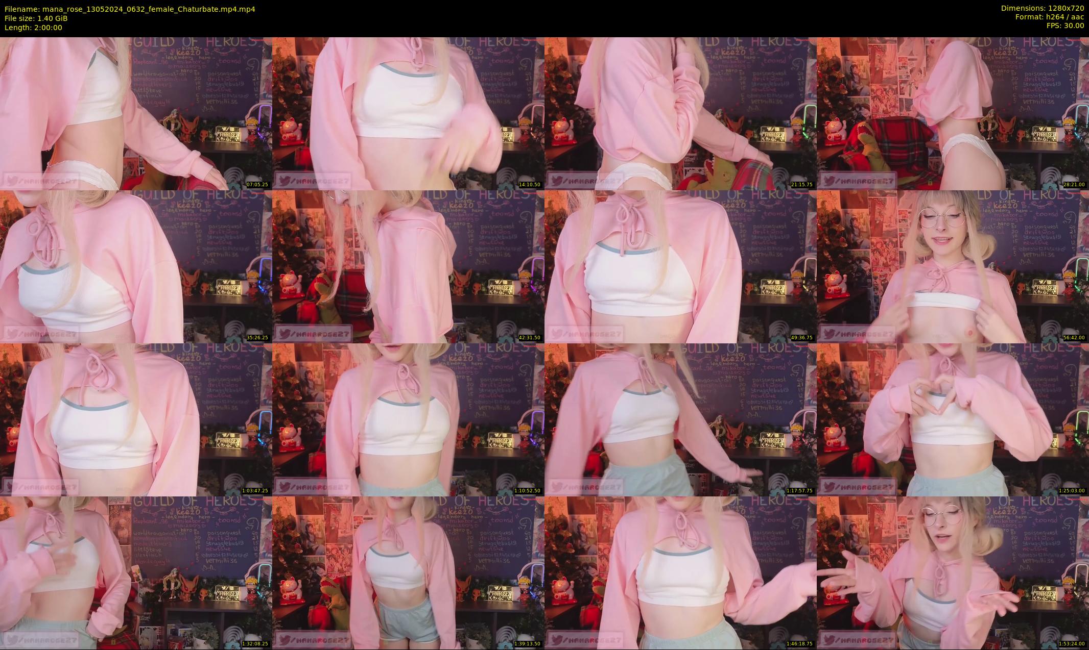 mana_rose — 120 minute Chaturbate female cam show recording, 720p, May 13, 2024