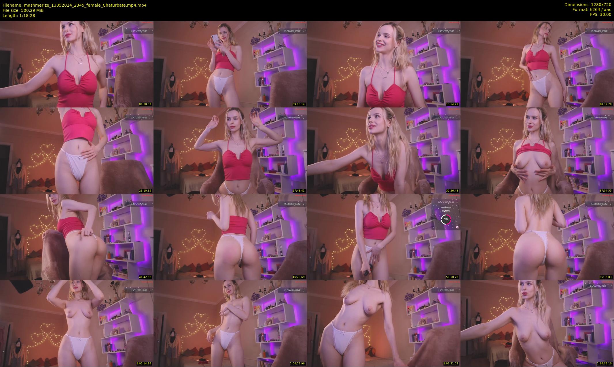 mashmerize — 79 minute Chaturbate female cam show recording, 720p, May 13, 2024