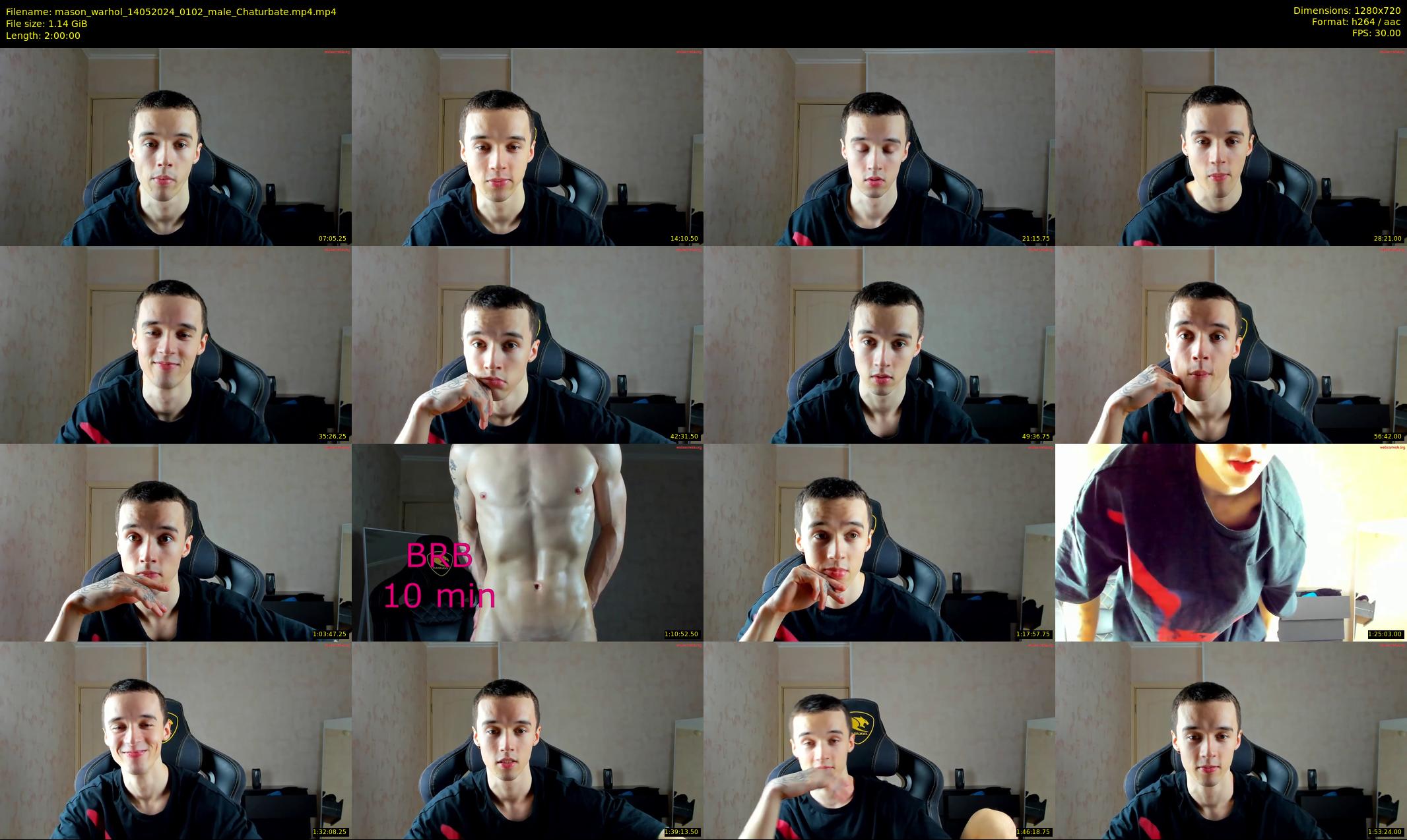 mason_warhol — 120 minute Chaturbate male cam show recording, 720p, May 14, 2024