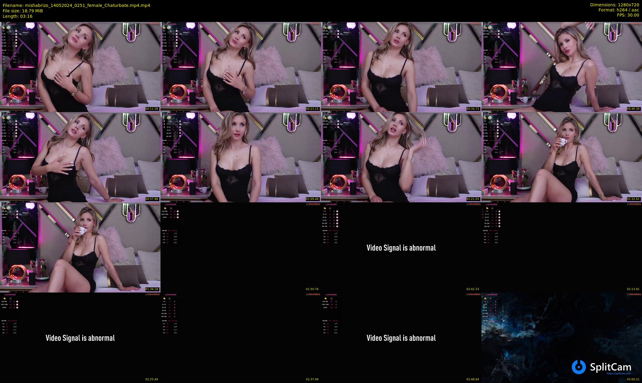 mishabrizo — 4 minute Chaturbate female cam show recording, 720p, May 14, 2024