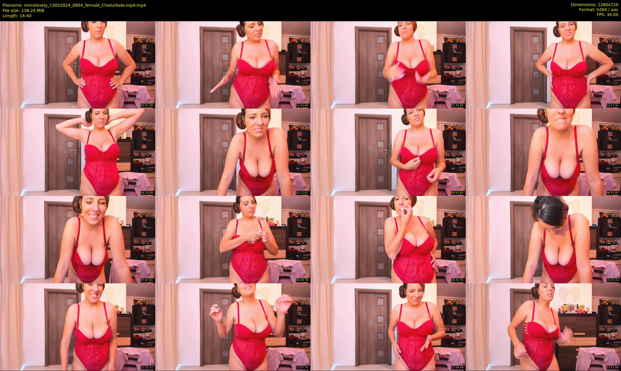 morelovely — 15 minute Chaturbate female cam show recording, 720p, May 13, 2024