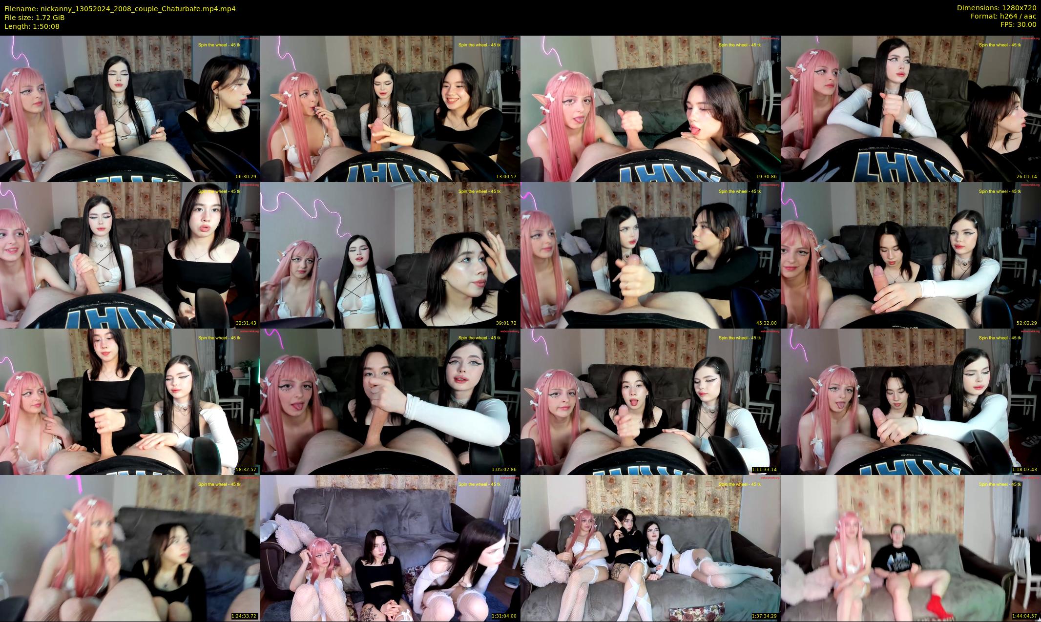 nickanny — 111 minute Chaturbate couple cam show recording, 720p, May 13, 2024