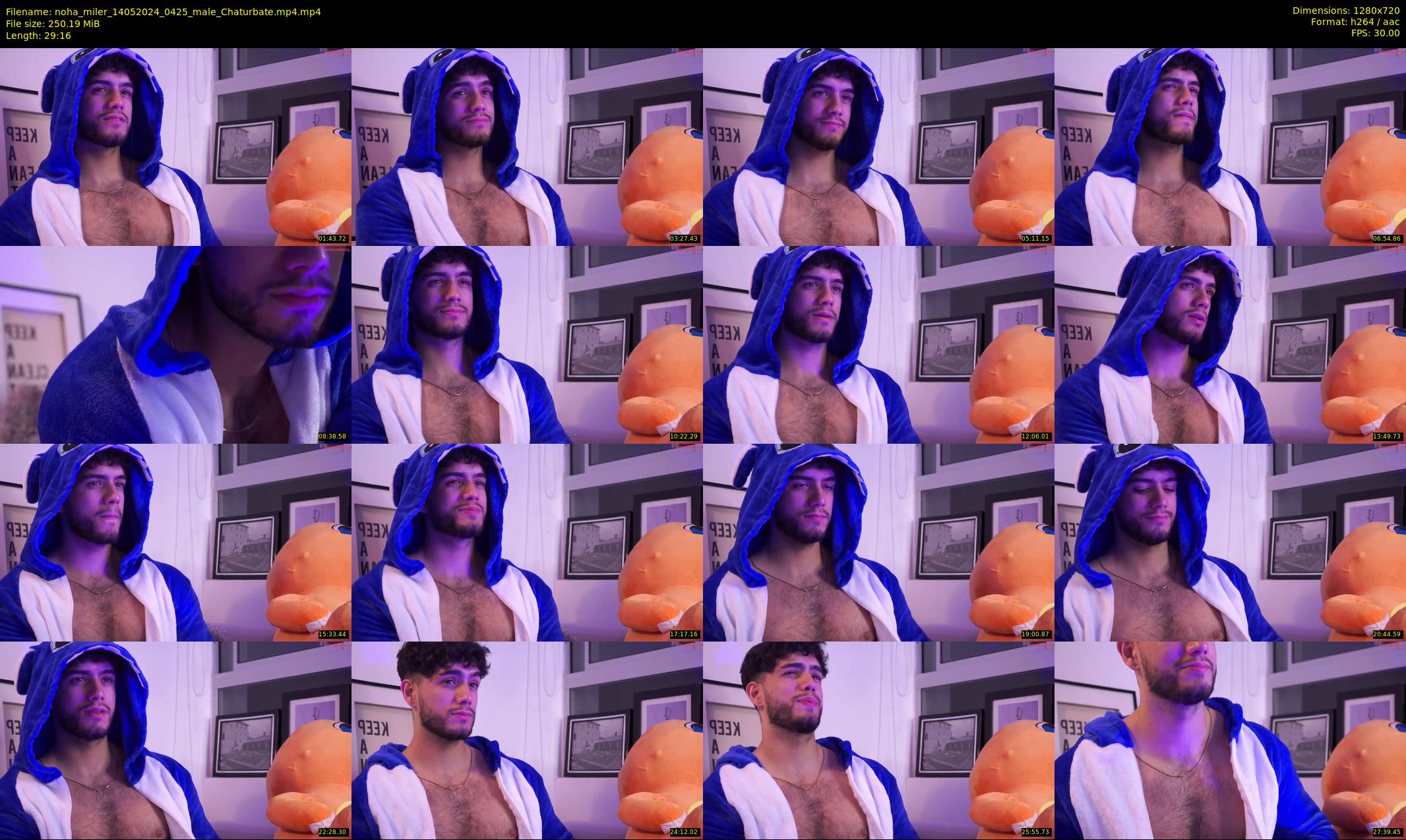 noha_miler — 30 minute Chaturbate male cam show recording, 720p, May 14, 2024