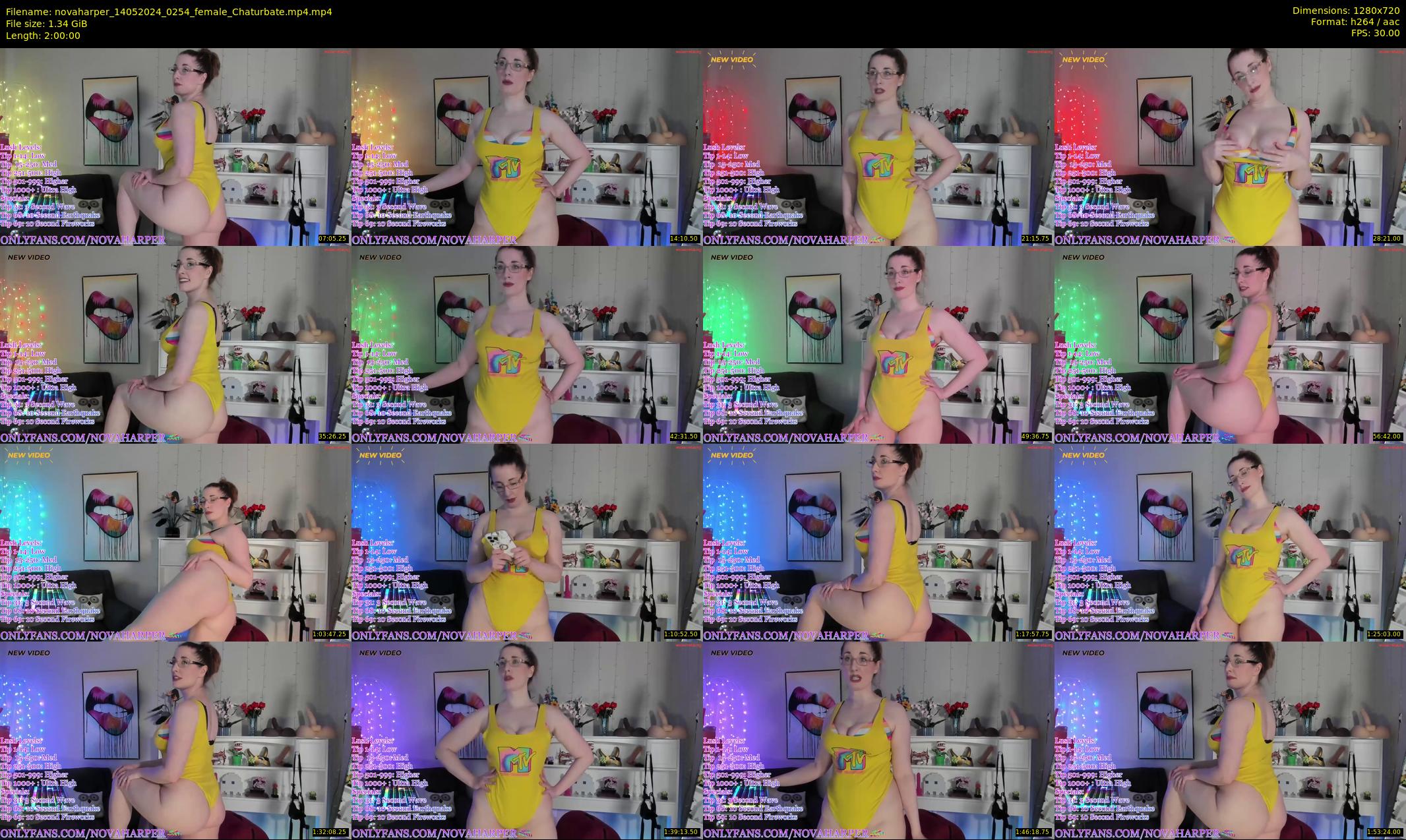 novaharper — 120 minute Chaturbate female cam show recording, 720p, May 14, 2024