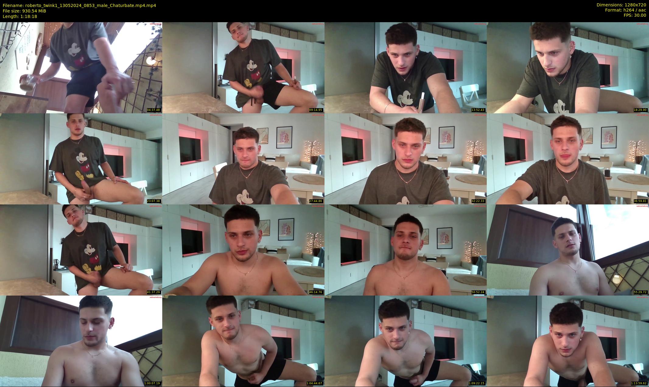 roberto_twink1 — 79 minute Chaturbate male cam show recording, 720p, May 13, 2024