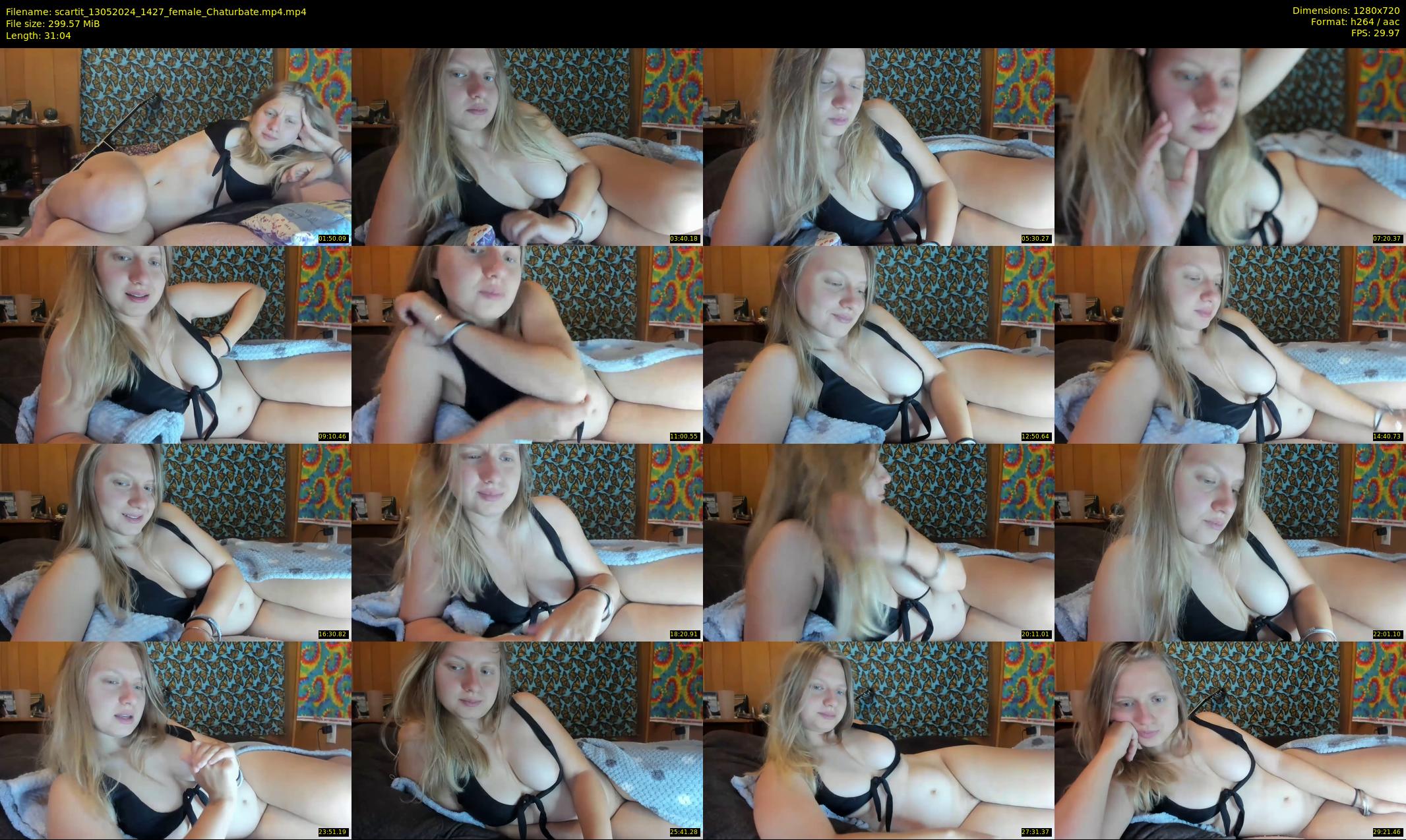 scartit — 32 minute Chaturbate female cam show recording, 720p, May 13, 2024