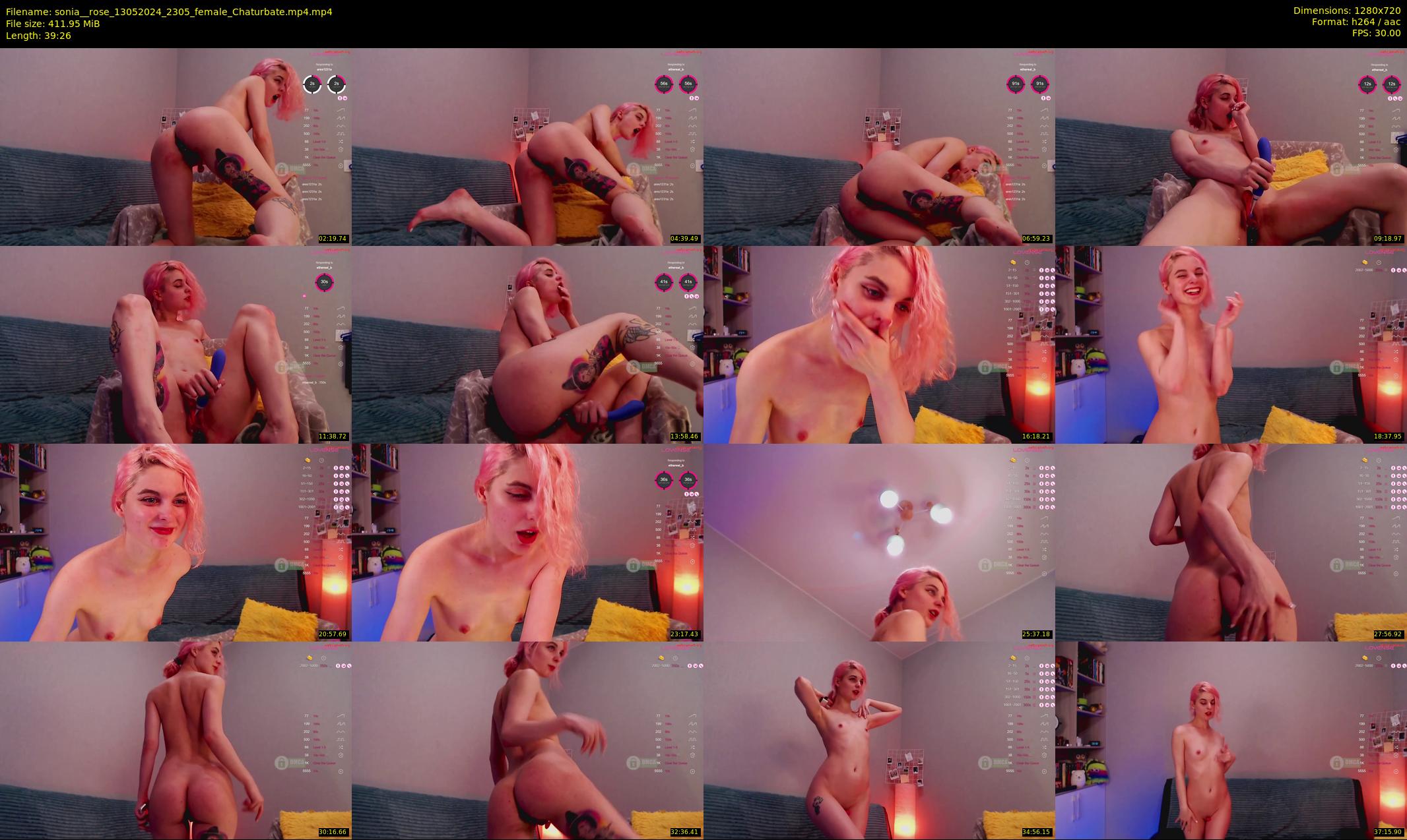sonia__rose — 40 minute Chaturbate female cam show recording, 720p, May 13, 2024