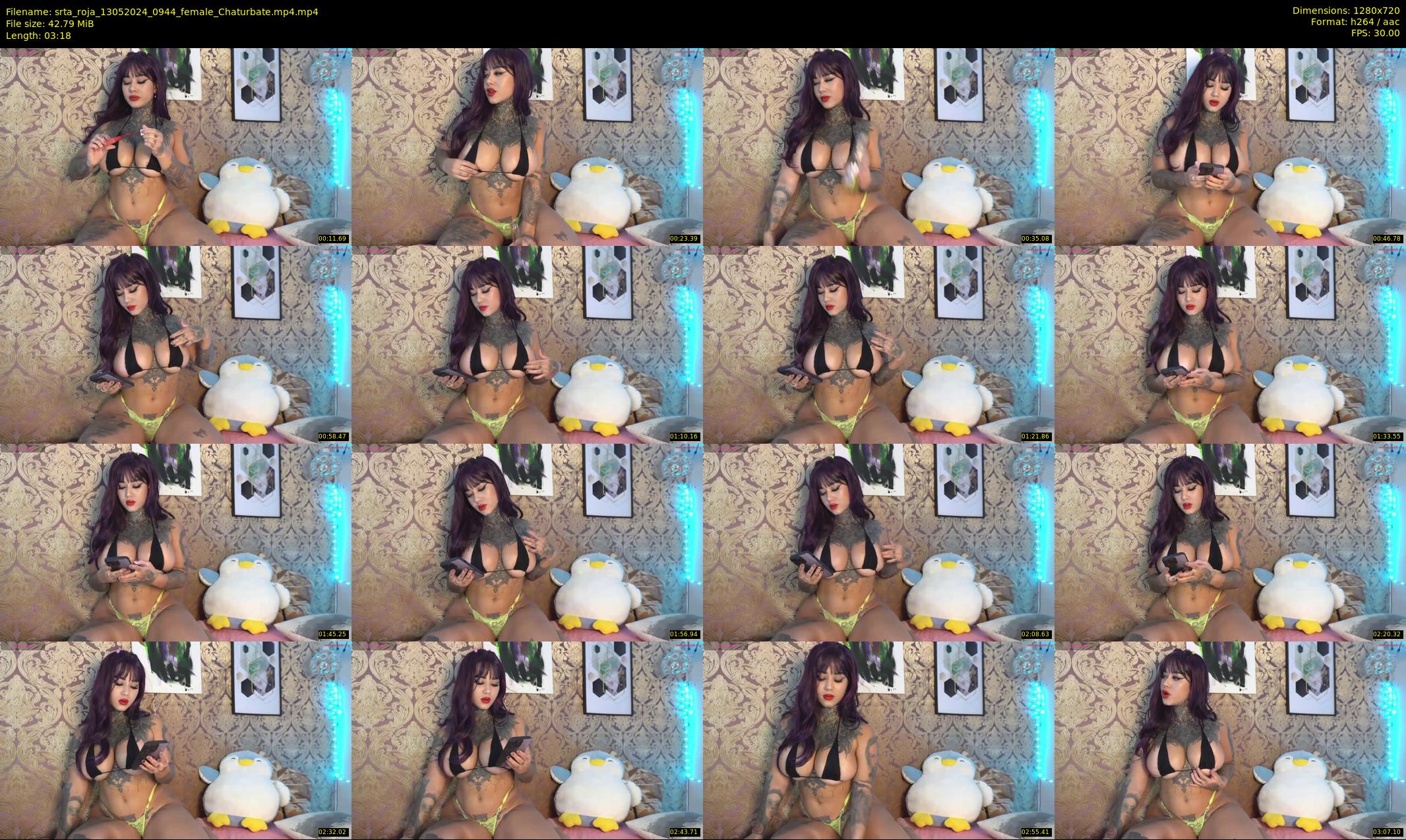srta_roja — 4 minute Chaturbate female cam show recording, 720p, May 13, 2024