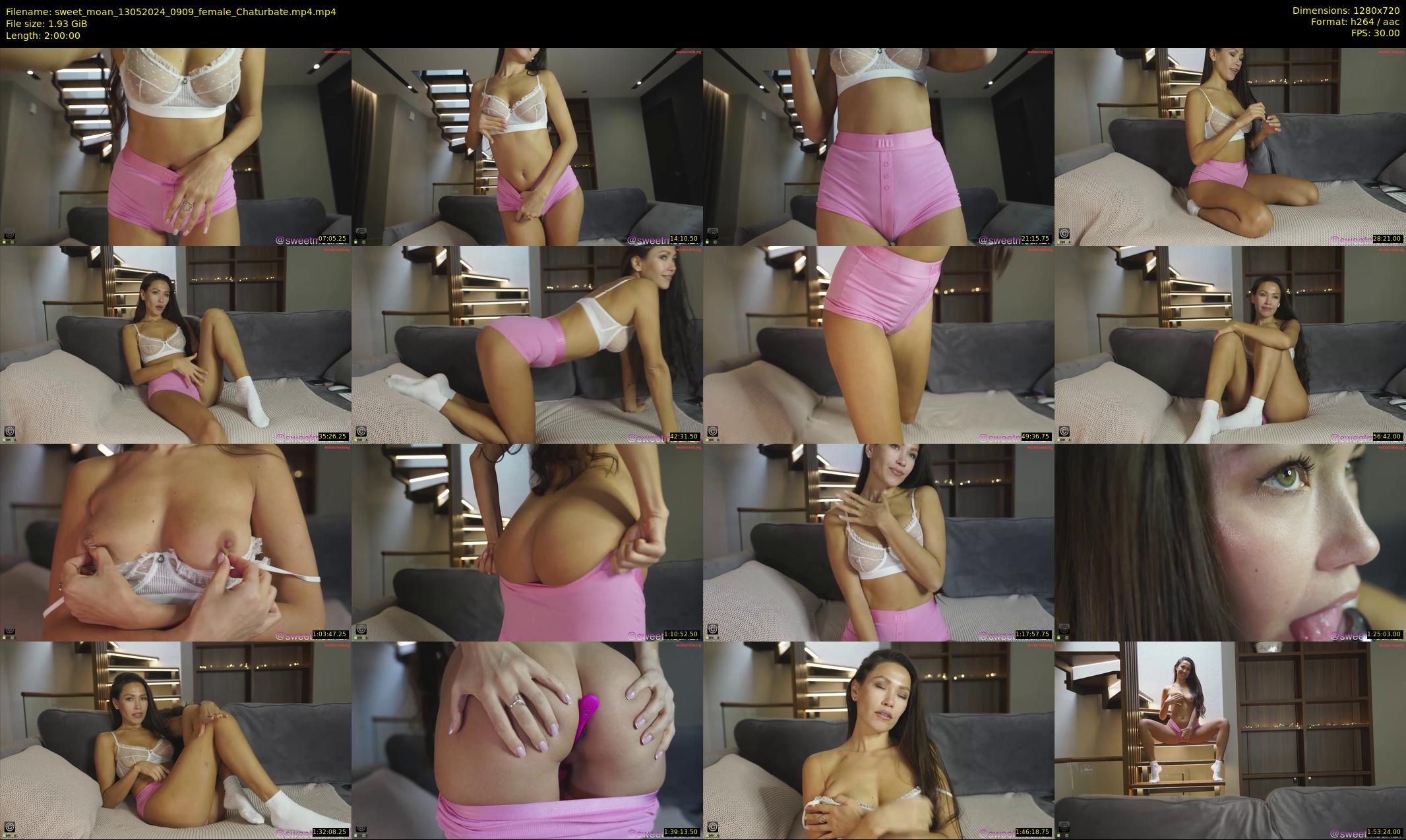 sweet_moan — 120 minute Chaturbate female cam show recording, 720p, May 13, 2024