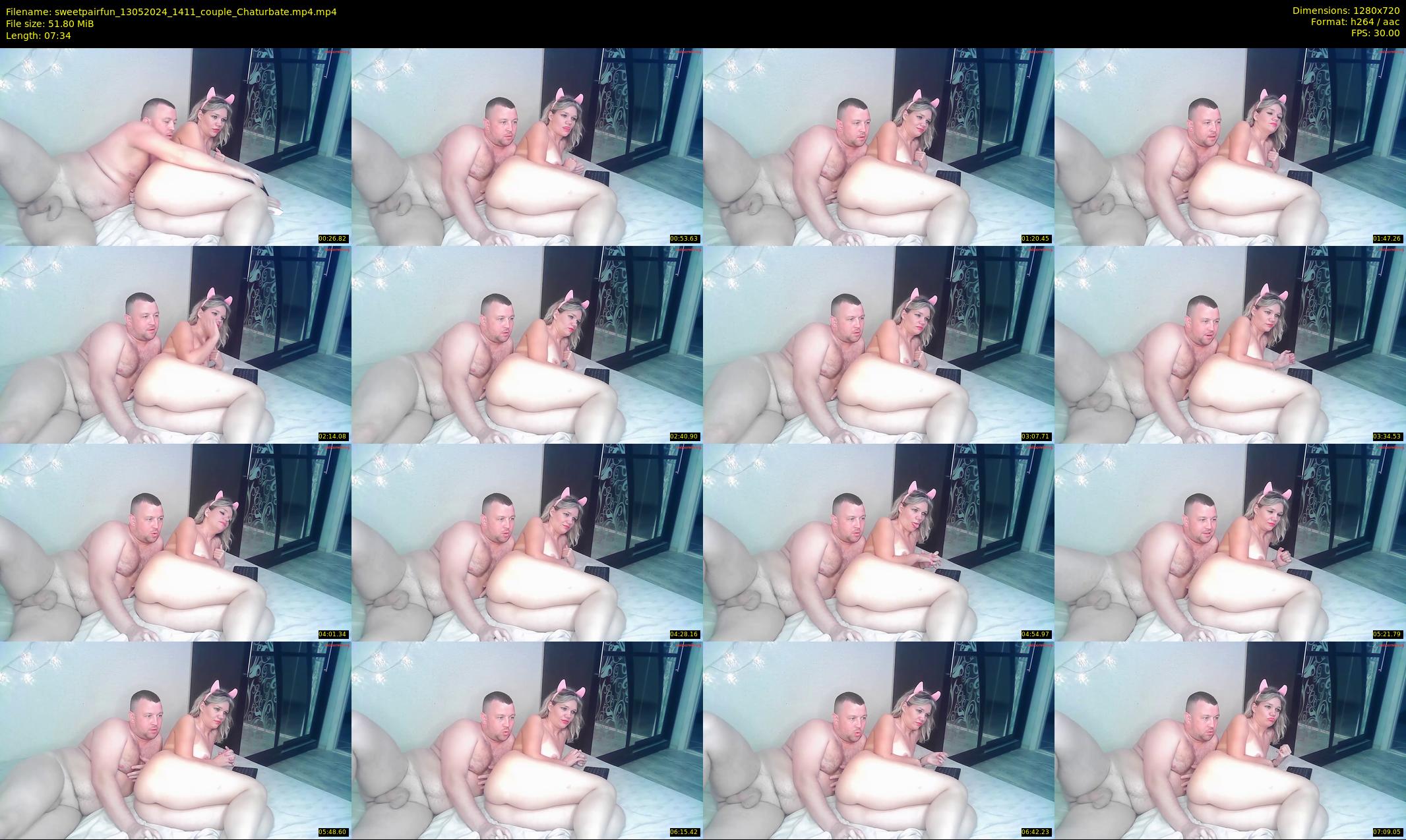 sweetpairfun — 8 minute Chaturbate couple cam show recording, 720p, May 13, 2024