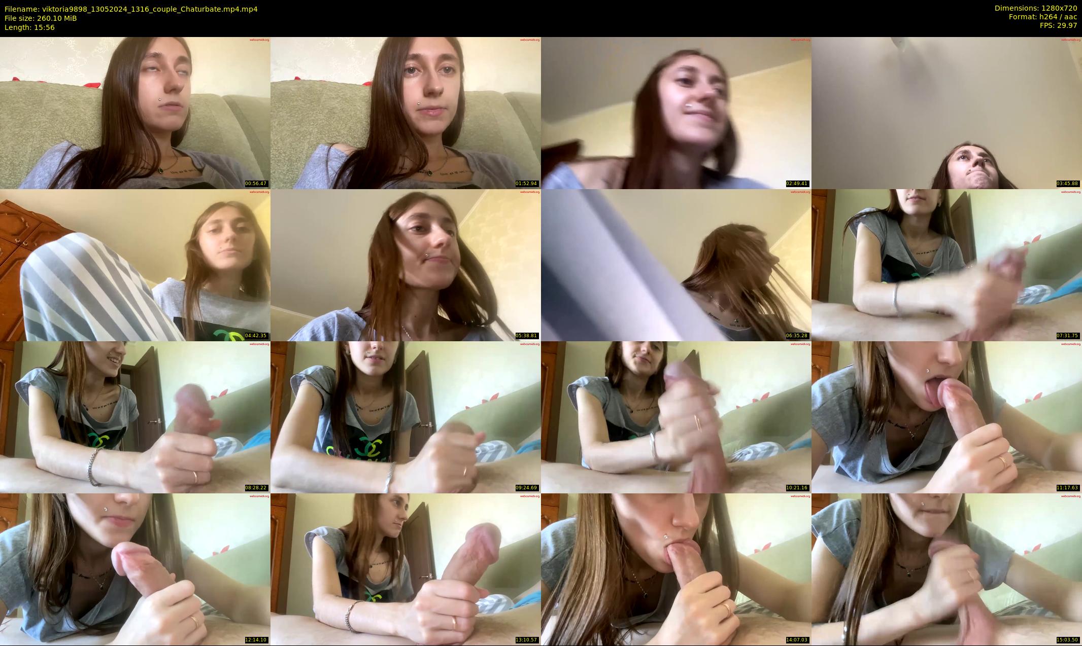 viktoria9898 — 16 minute Chaturbate couple cam show recording, 720p, May 13, 2024