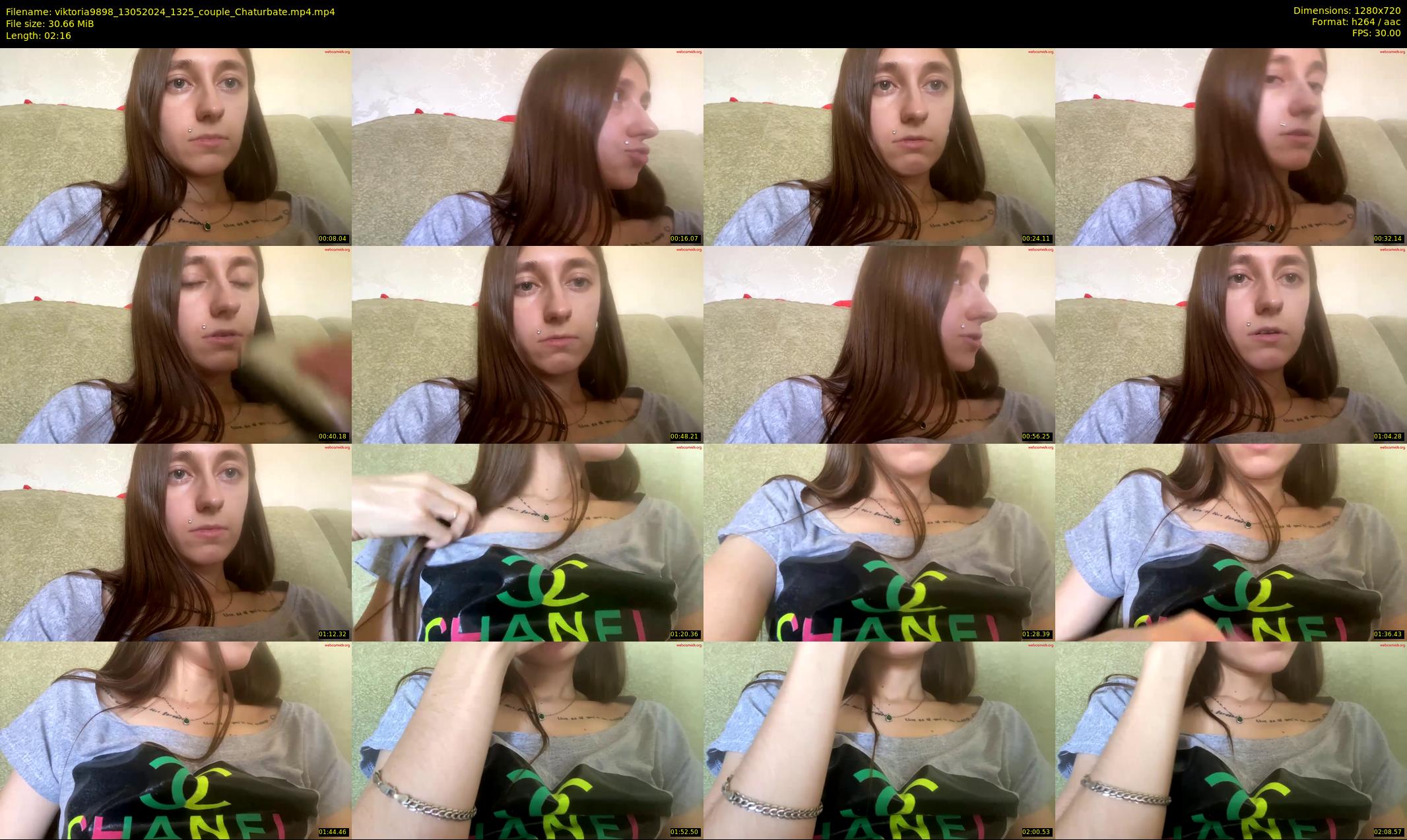 viktoria9898 — 3 minute Chaturbate couple cam show recording, 720p, May 13, 2024