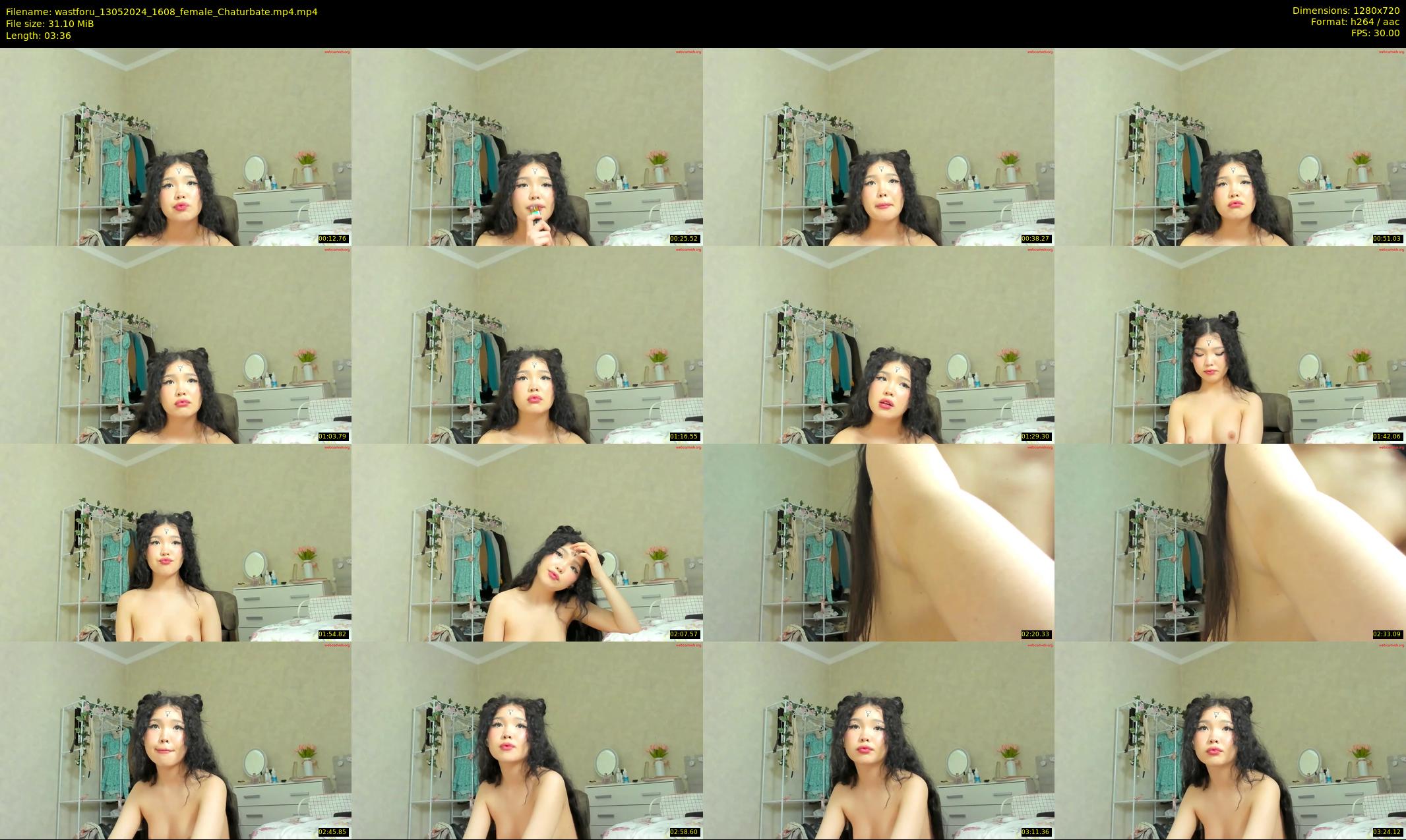 wastforu — 4 minute Chaturbate female cam show recording, 720p, May 13, 2024
