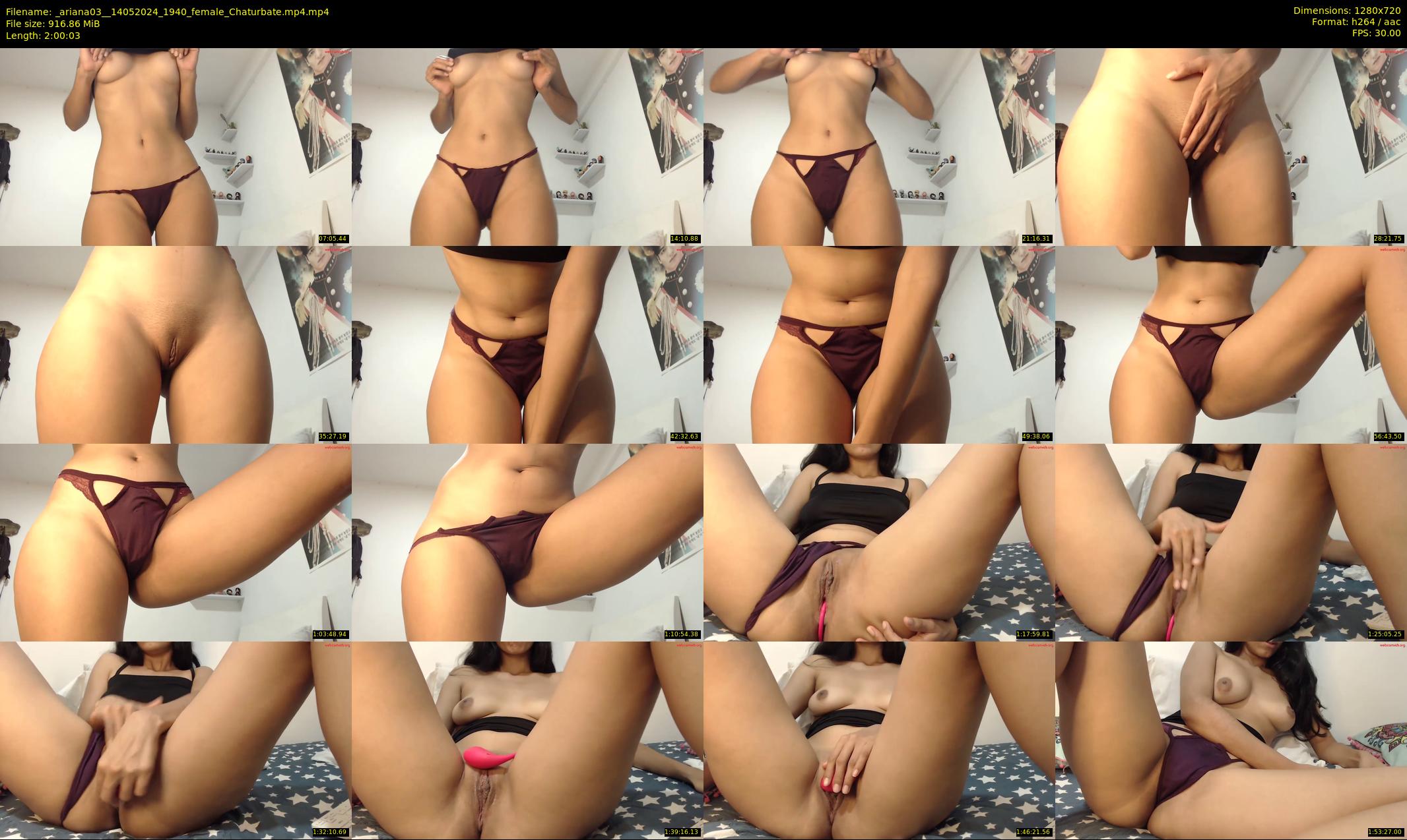 _ariana03_ — 121 minute Chaturbate female cam show recording, 720p, May 14, 2024