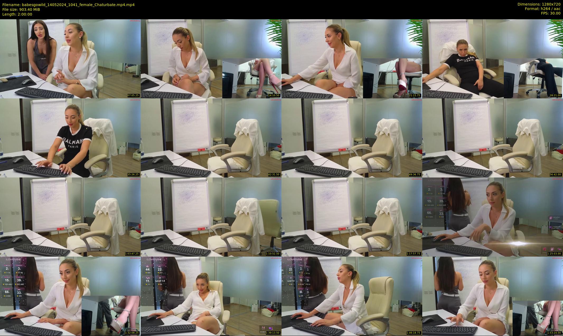 babesgowild — 120 minute Chaturbate couple cam show recording, 720p, May 14, 2024
