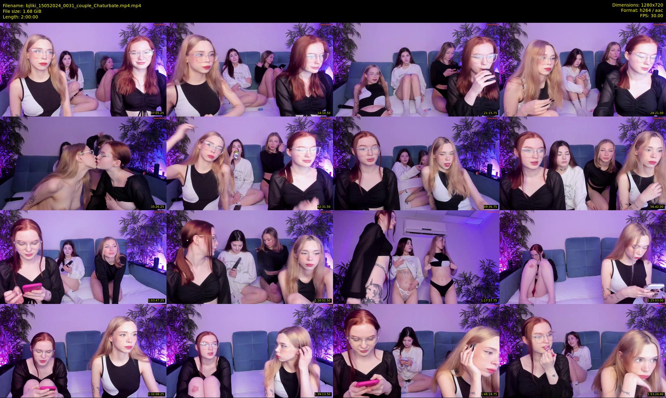 bjliki — 120 minute Chaturbate couple cam show recording, 720p, May 15, 2024