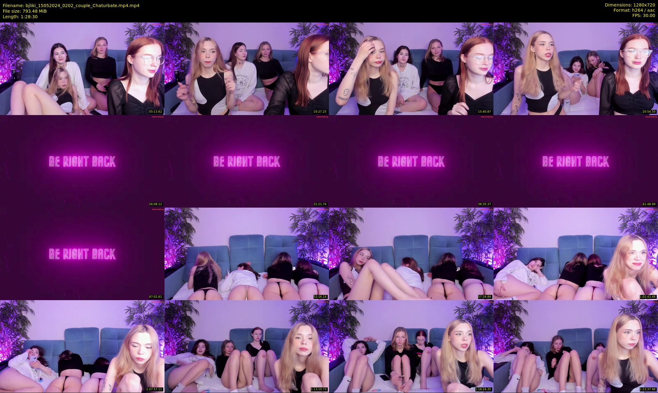 bjliki — 89 minute Chaturbate couple cam show recording, 720p, May 15, 2024
