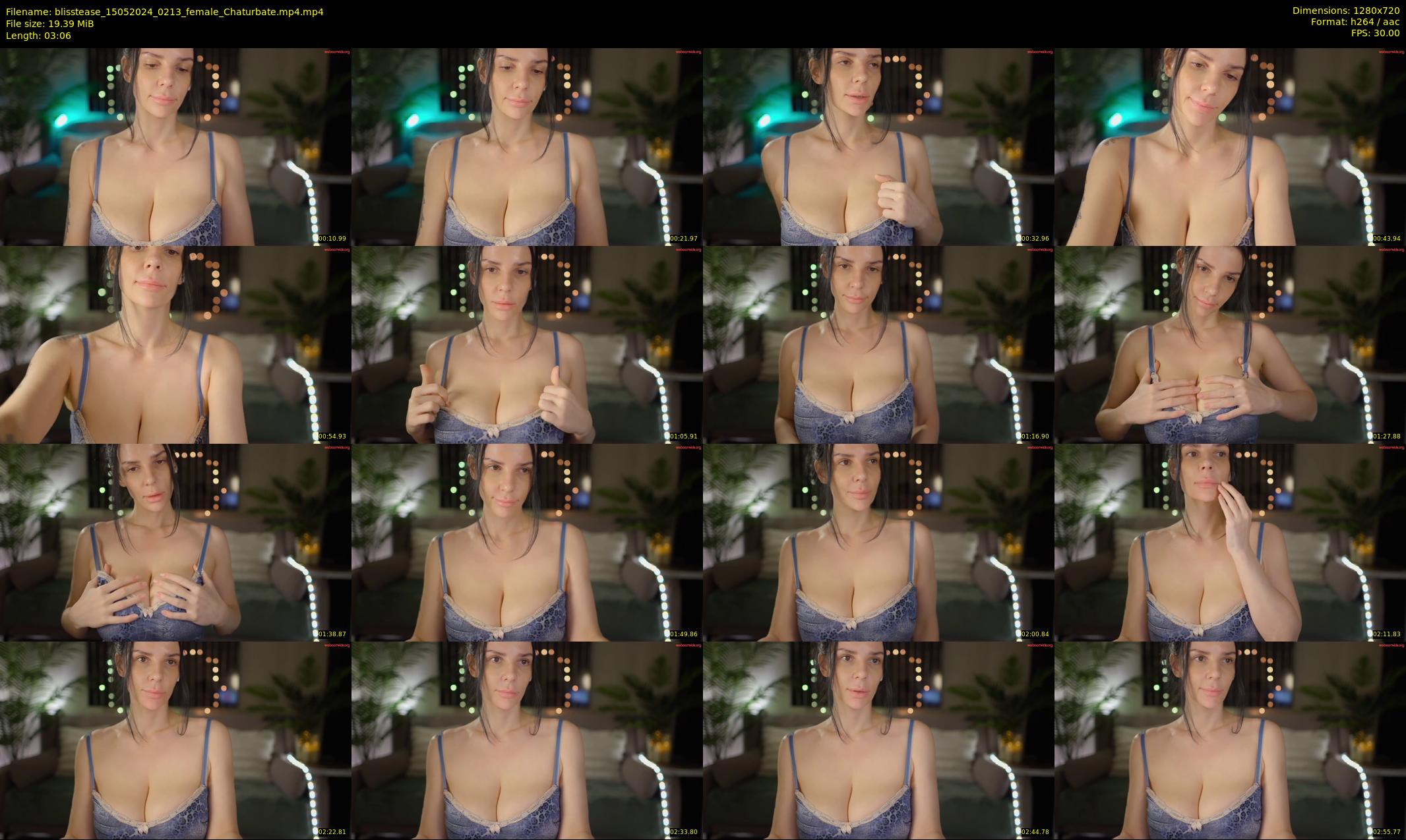 blisstease — 4 minute Chaturbate female cam show recording, 720p, May 15, 2024