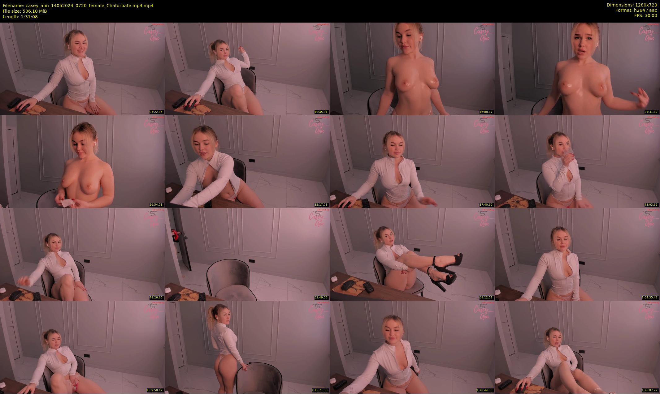 casey_ann — 92 minute Chaturbate female cam show recording, 720p, May 14, 2024