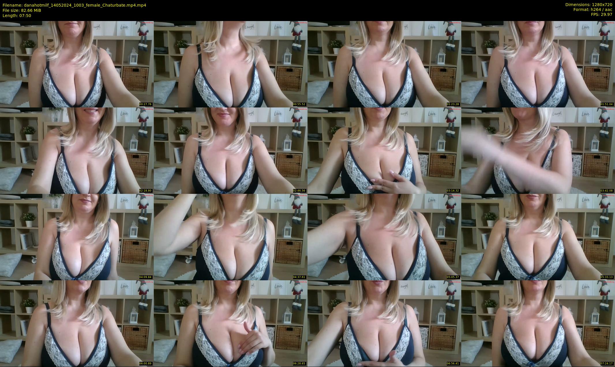 danahotmilf — 8 minute Chaturbate female cam show recording, 720p, May 14, 2024