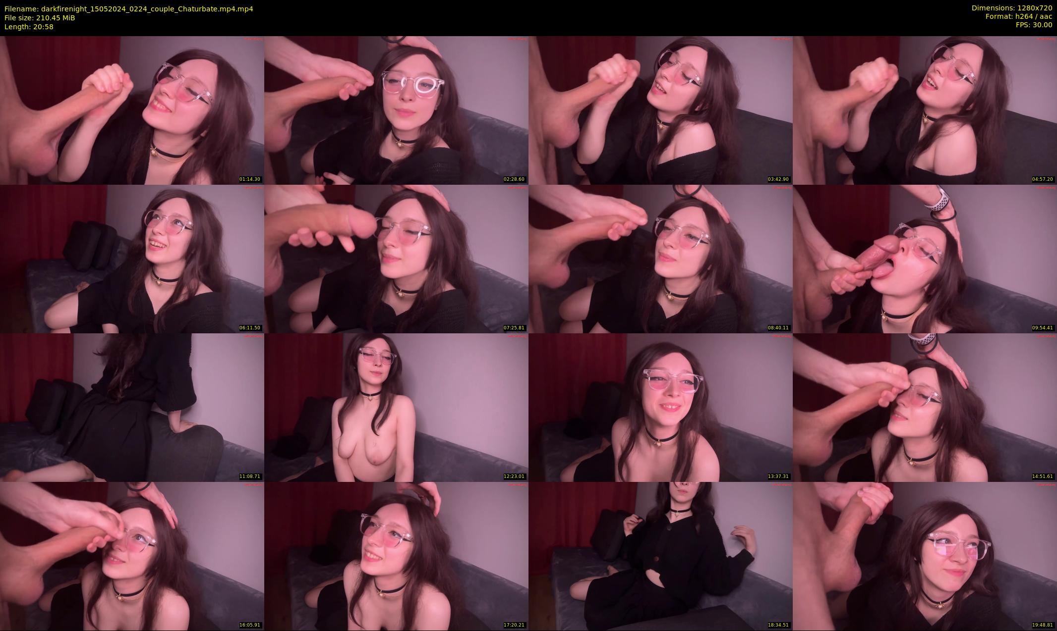 darkfirenight — 21 minute Chaturbate couple cam show recording, 720p, May 15, 2024