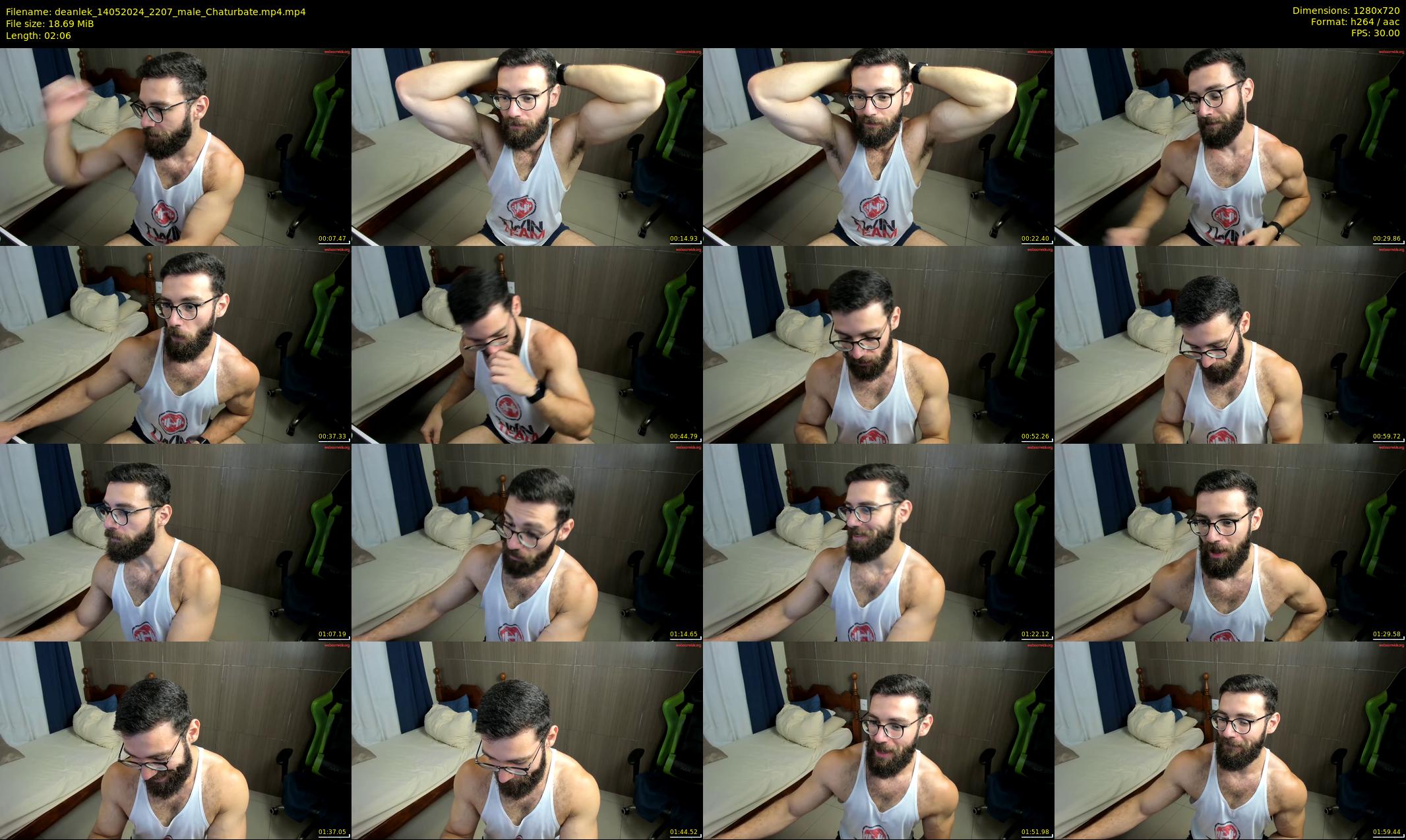 deanlek — 3 minute Chaturbate male cam show recording, 720p, May 14, 2024
