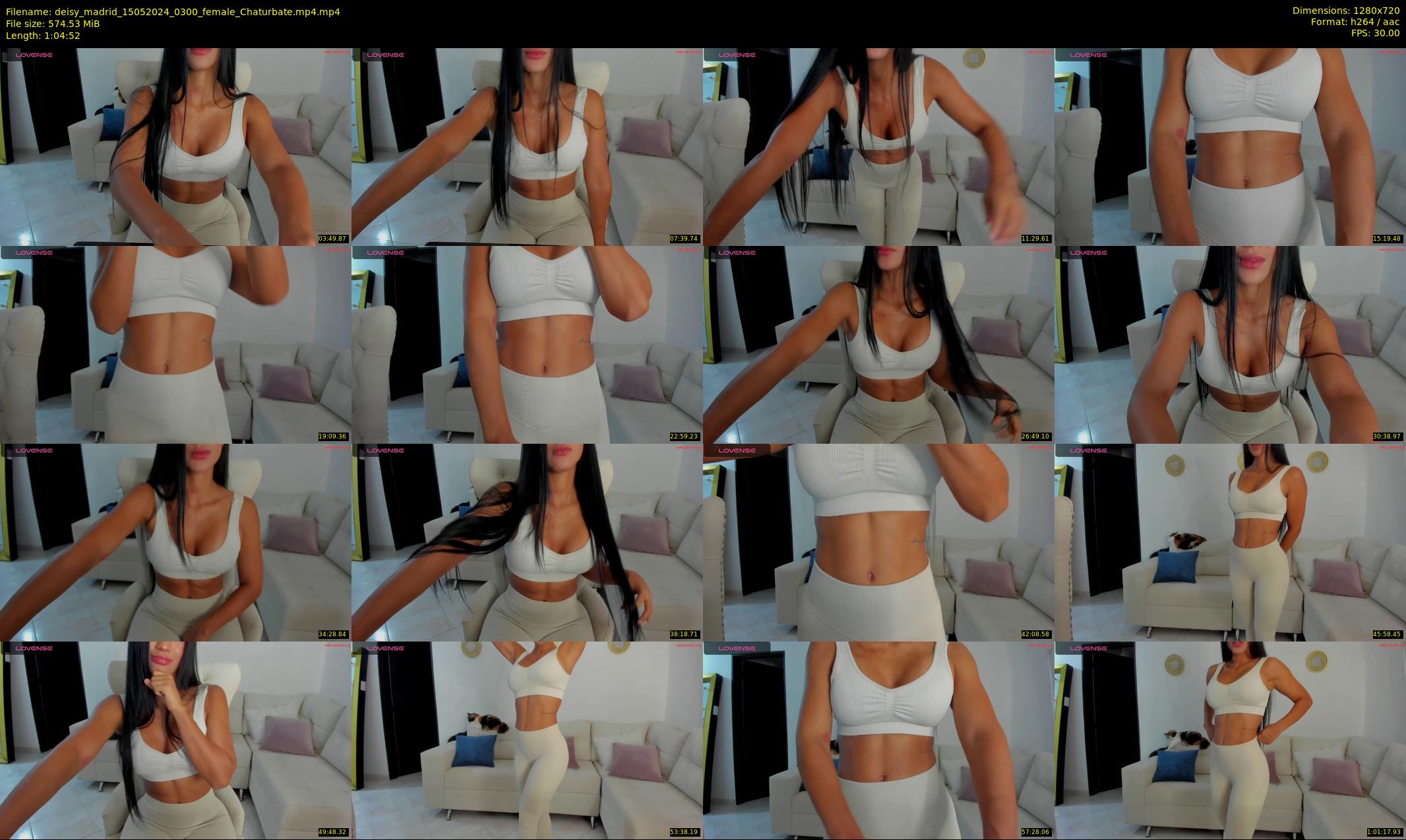 deisy_madrid — 65 minute Chaturbate female cam show recording, 720p, May 15, 2024
