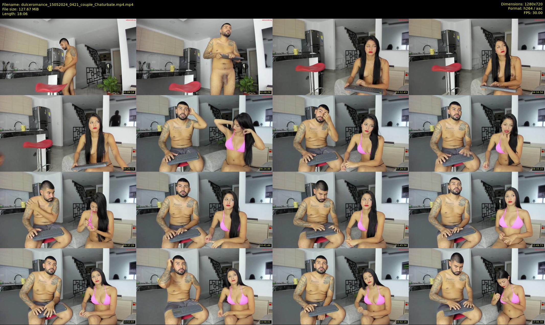 dulceromance — 19 minute Chaturbate couple cam show recording, 720p, May 15, 2024