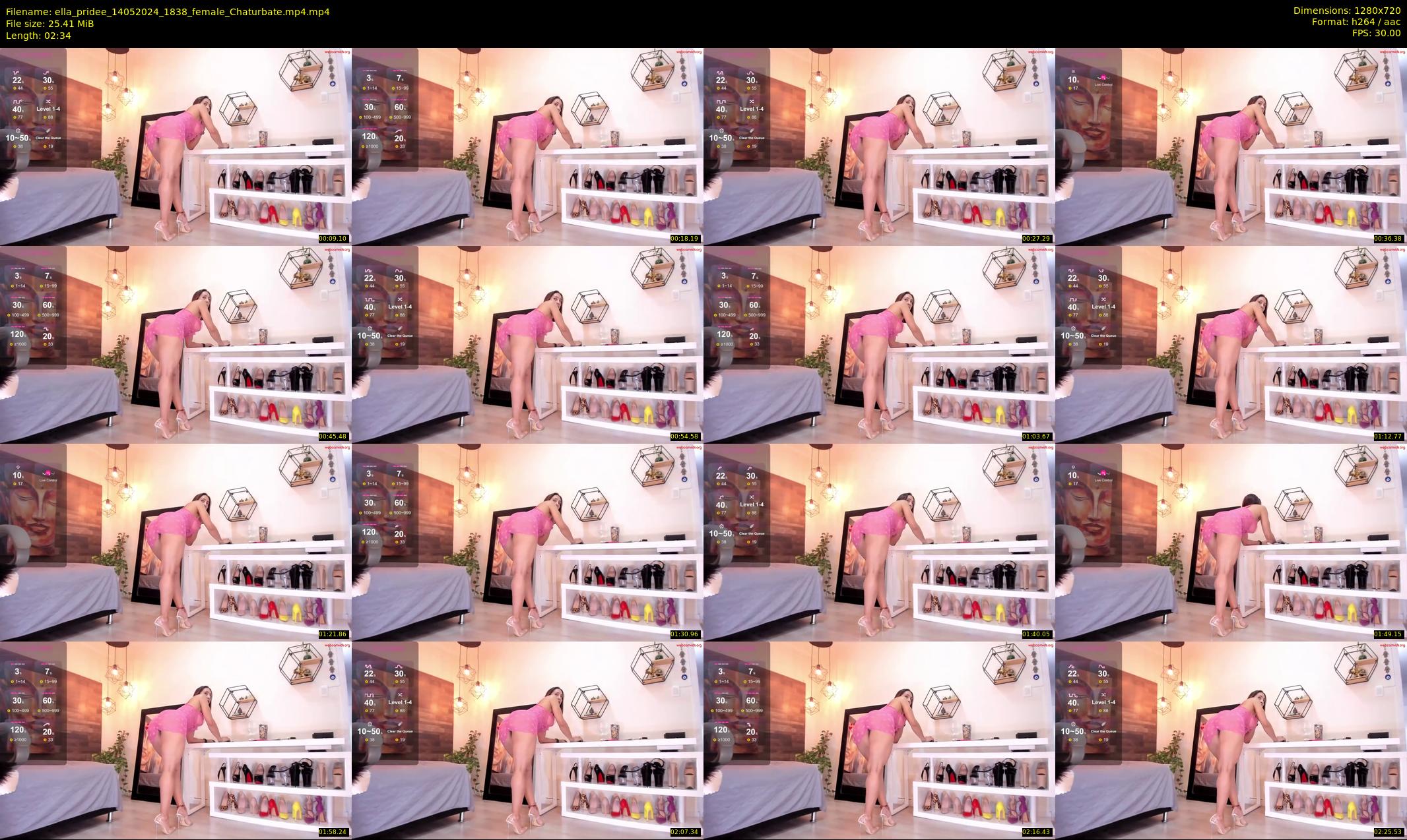 ella_pridee — 3 minute Chaturbate female cam show recording, 720p, May 14, 2024