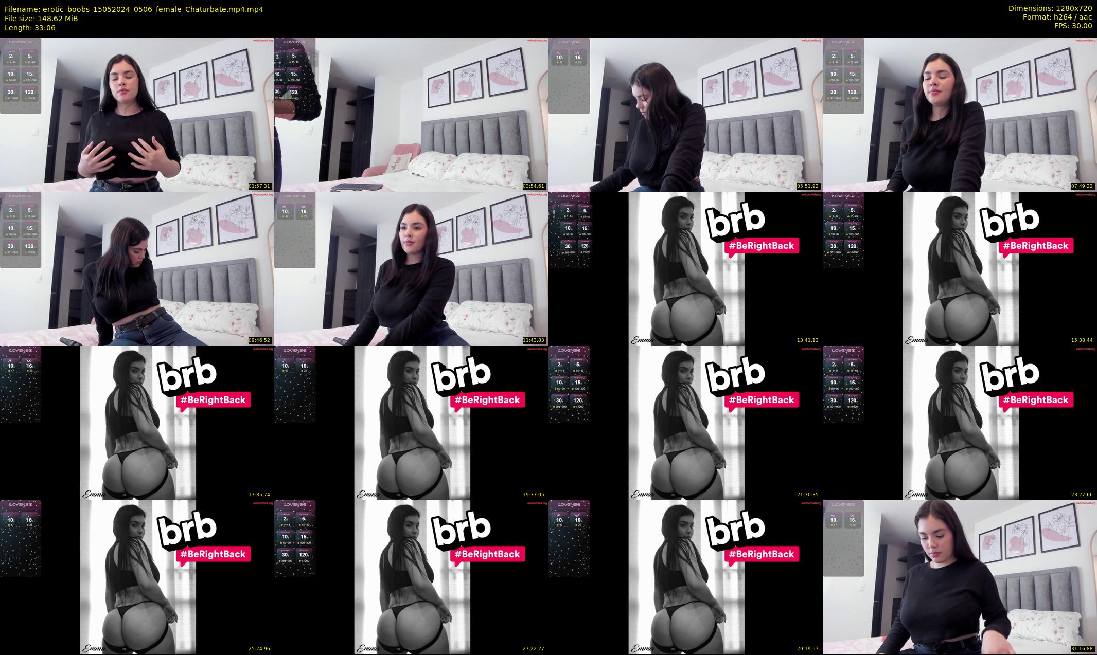 erotic_boobs — 34 minute Chaturbate female cam show recording, 720p, May 15, 2024