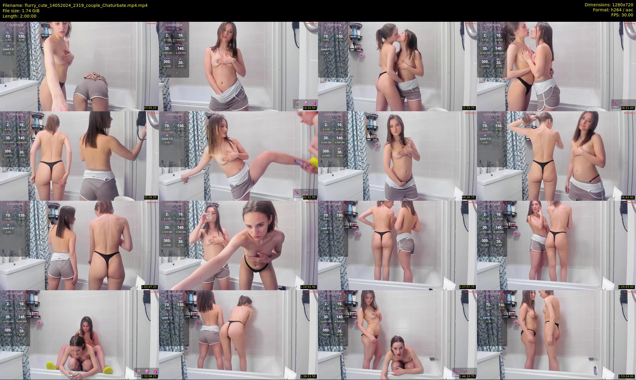 flurry_cute — 120 minute Chaturbate couple cam show recording, 720p, May 14, 2024