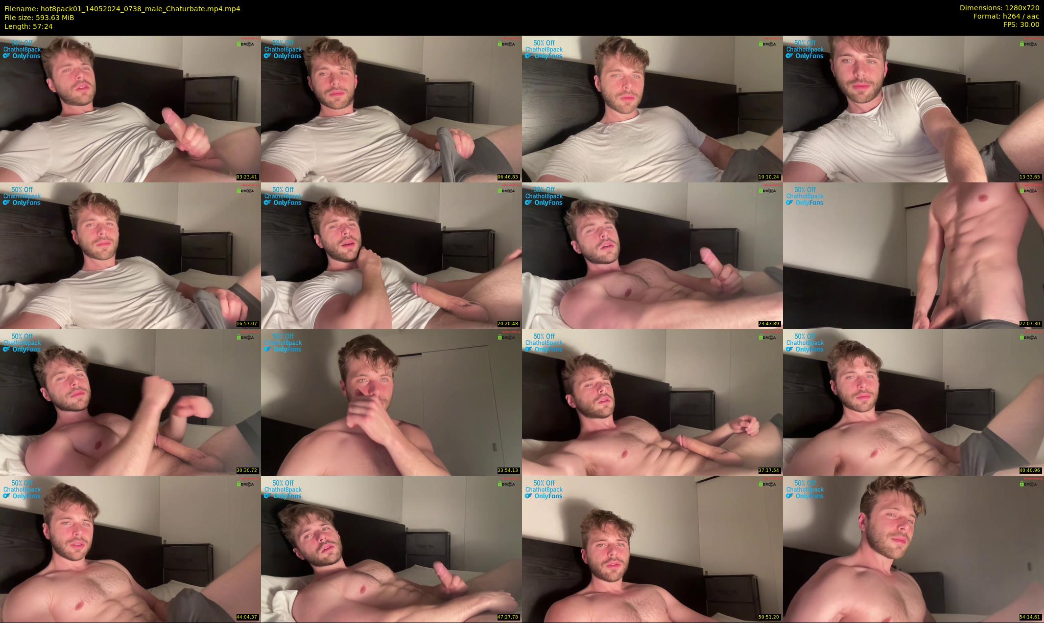 hot8pack01 — 58 minute Chaturbate male cam show recording, 720p, May 14, 2024