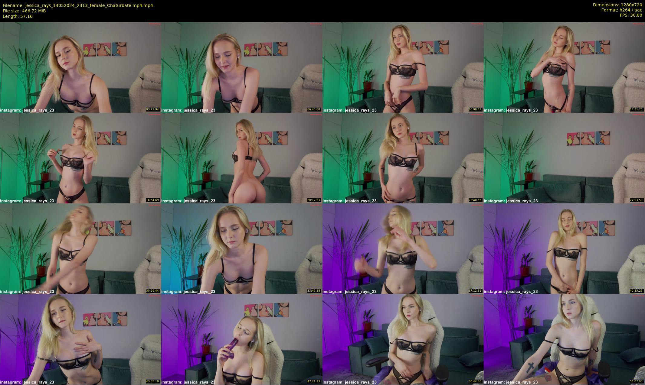 jessica_rays — 58 minute Chaturbate couple cam show recording, 720p, May 14, 2024