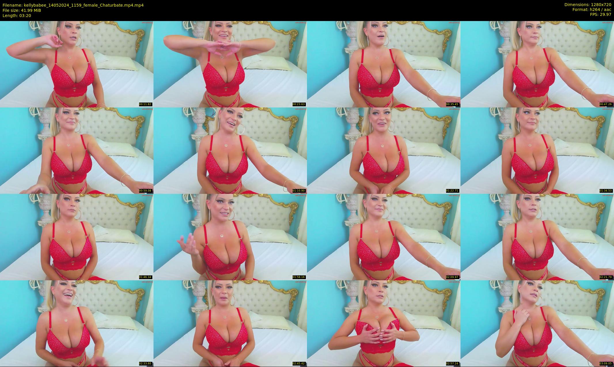 kellybabee — 4 minute Chaturbate female cam show recording, 720p, May 14, 2024