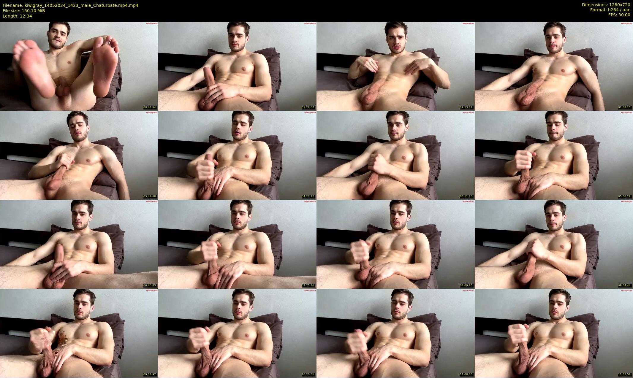 kiwigray — 13 minute Chaturbate male cam show recording, 720p, May 14, 2024