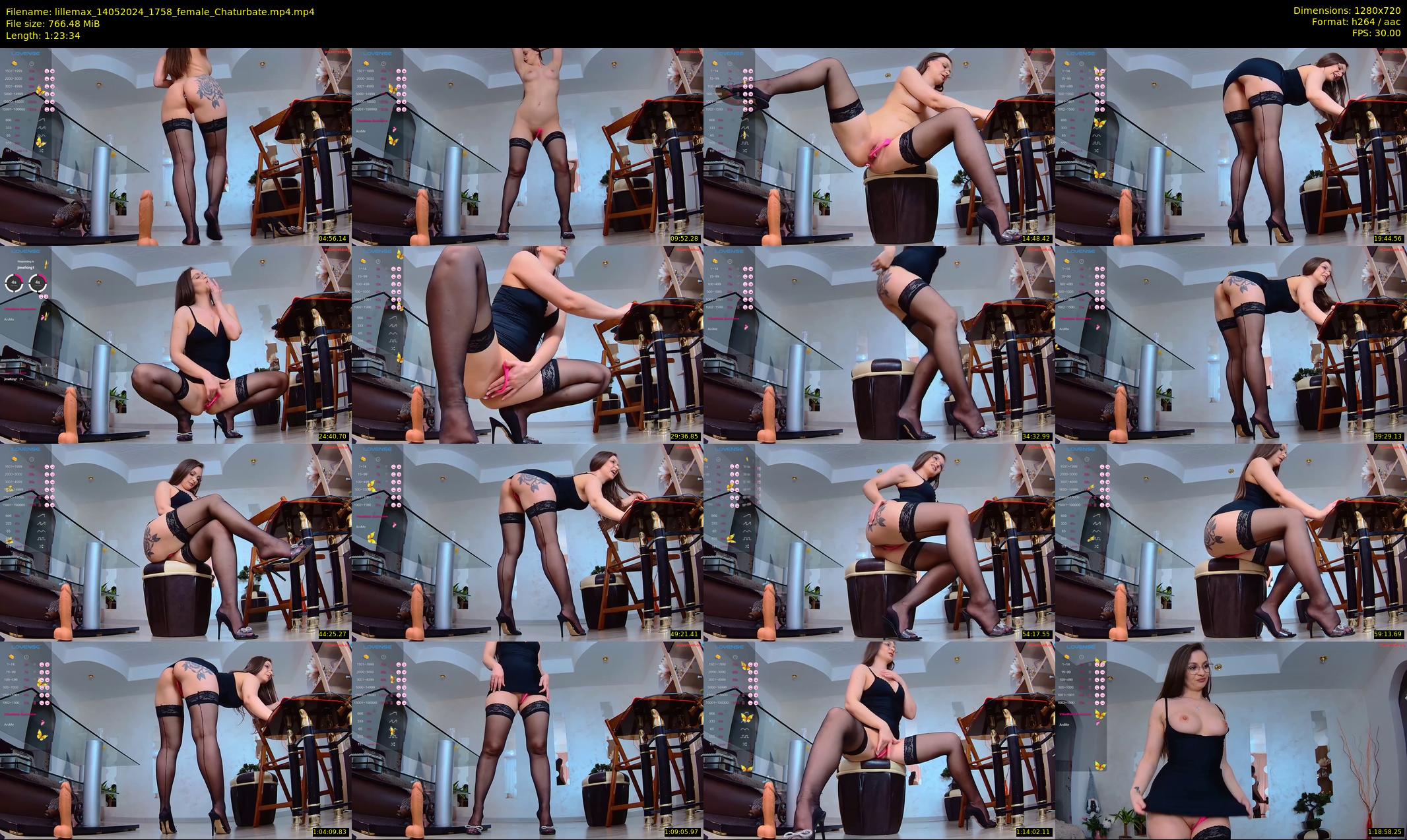 lillemax — 84 minute Chaturbate female cam show recording, 720p, May 14, 2024