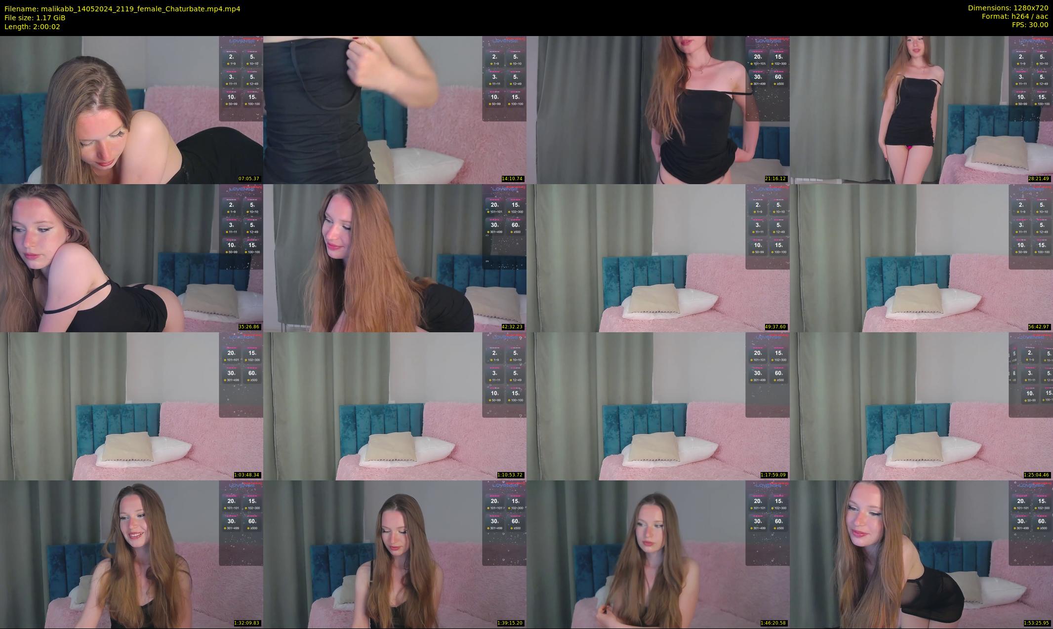 malikabb — 121 minute Chaturbate female cam show recording, 720p, May 14, 2024
