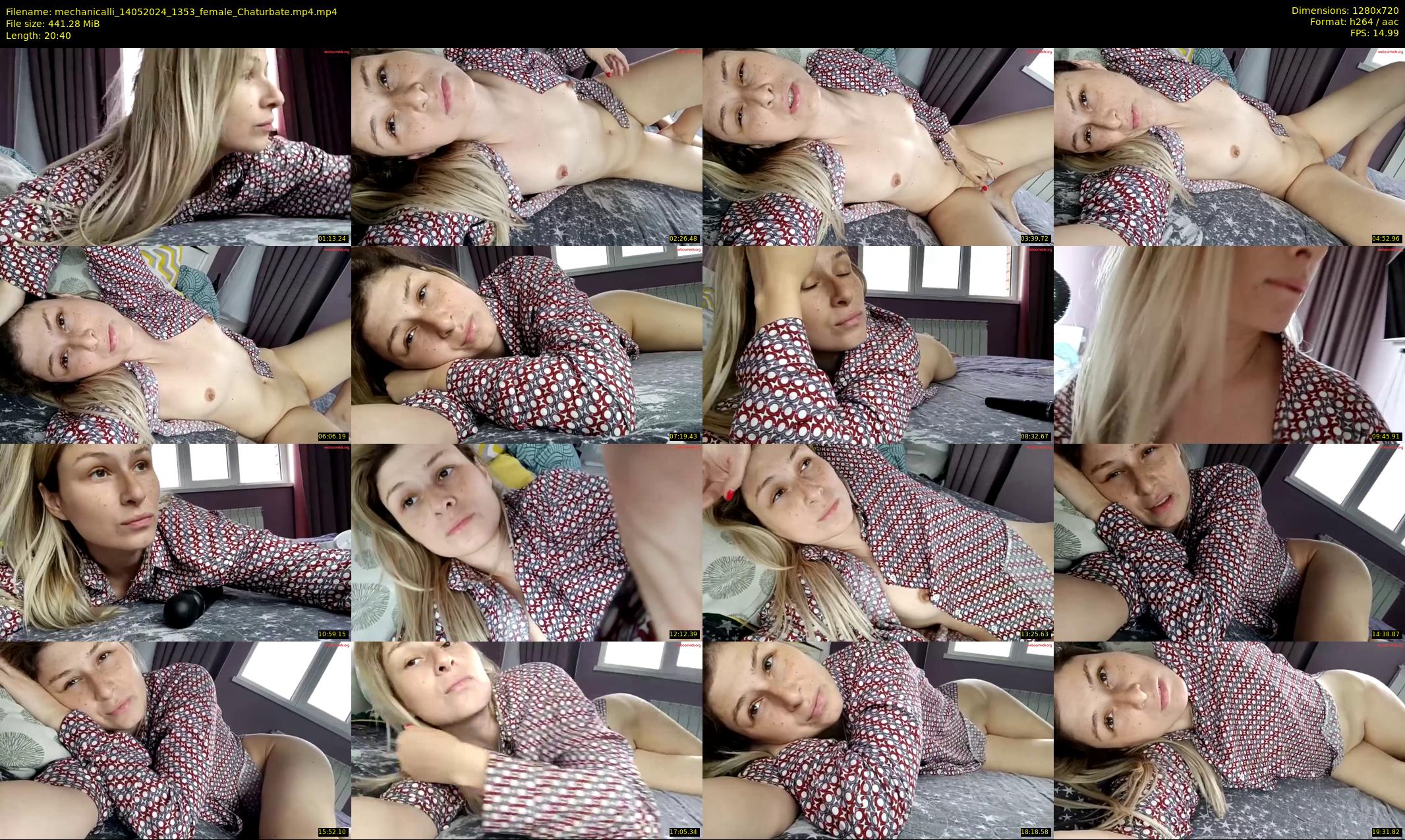 mechanicalli — 21 minute Chaturbate female cam show recording, 720p, May 14, 2024