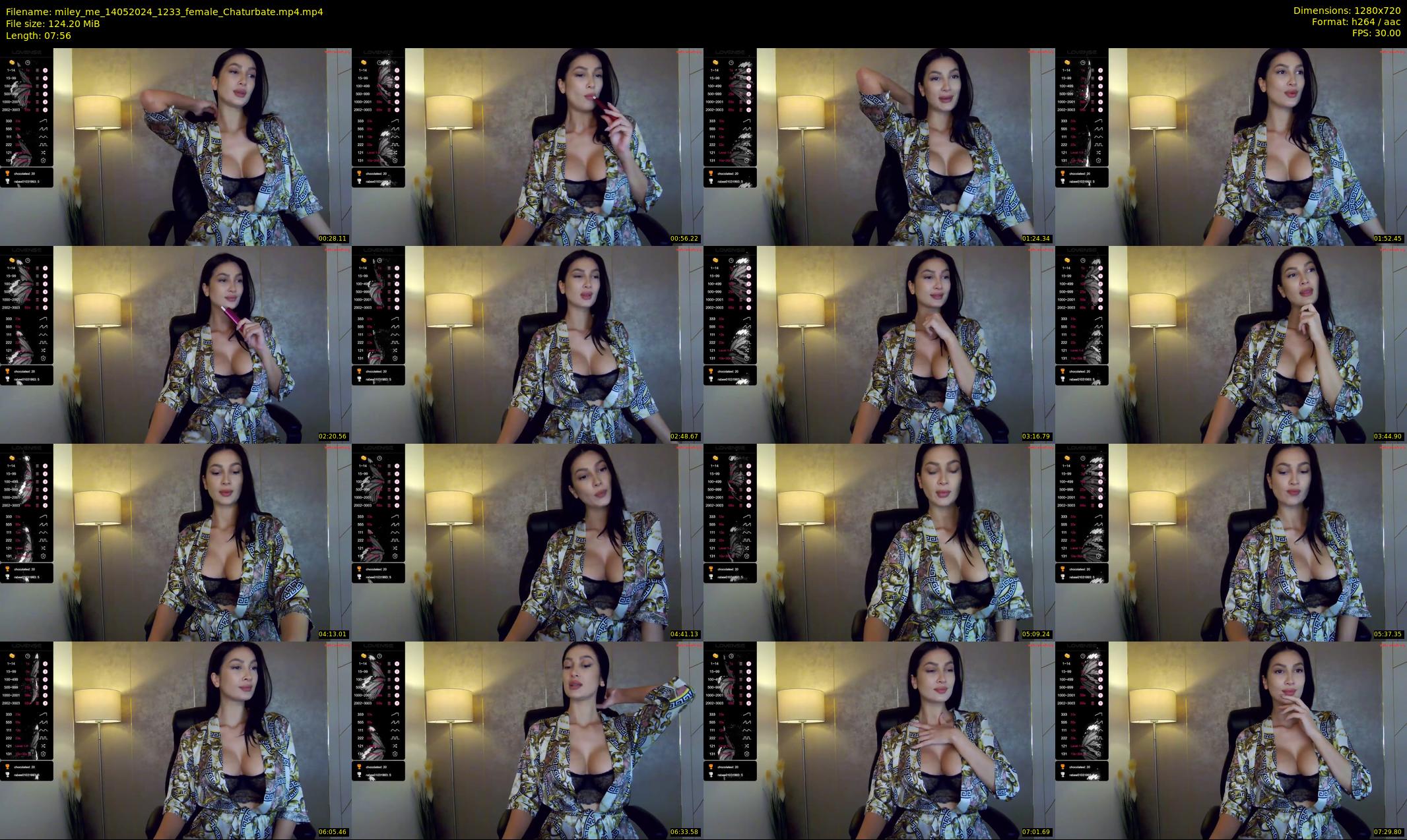 miley_me — 8 minute Chaturbate female cam show recording, 720p, May 14, 2024