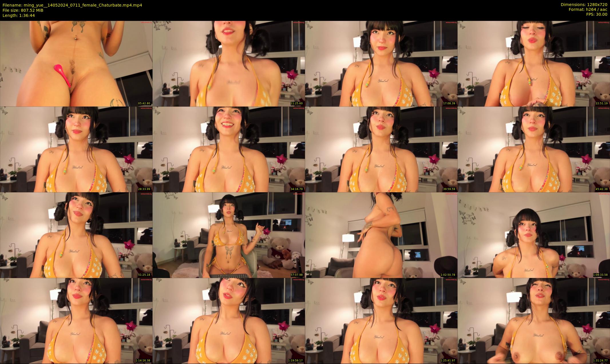 ming_yue_ — 97 minute Chaturbate female cam show recording, 720p, May 14, 2024