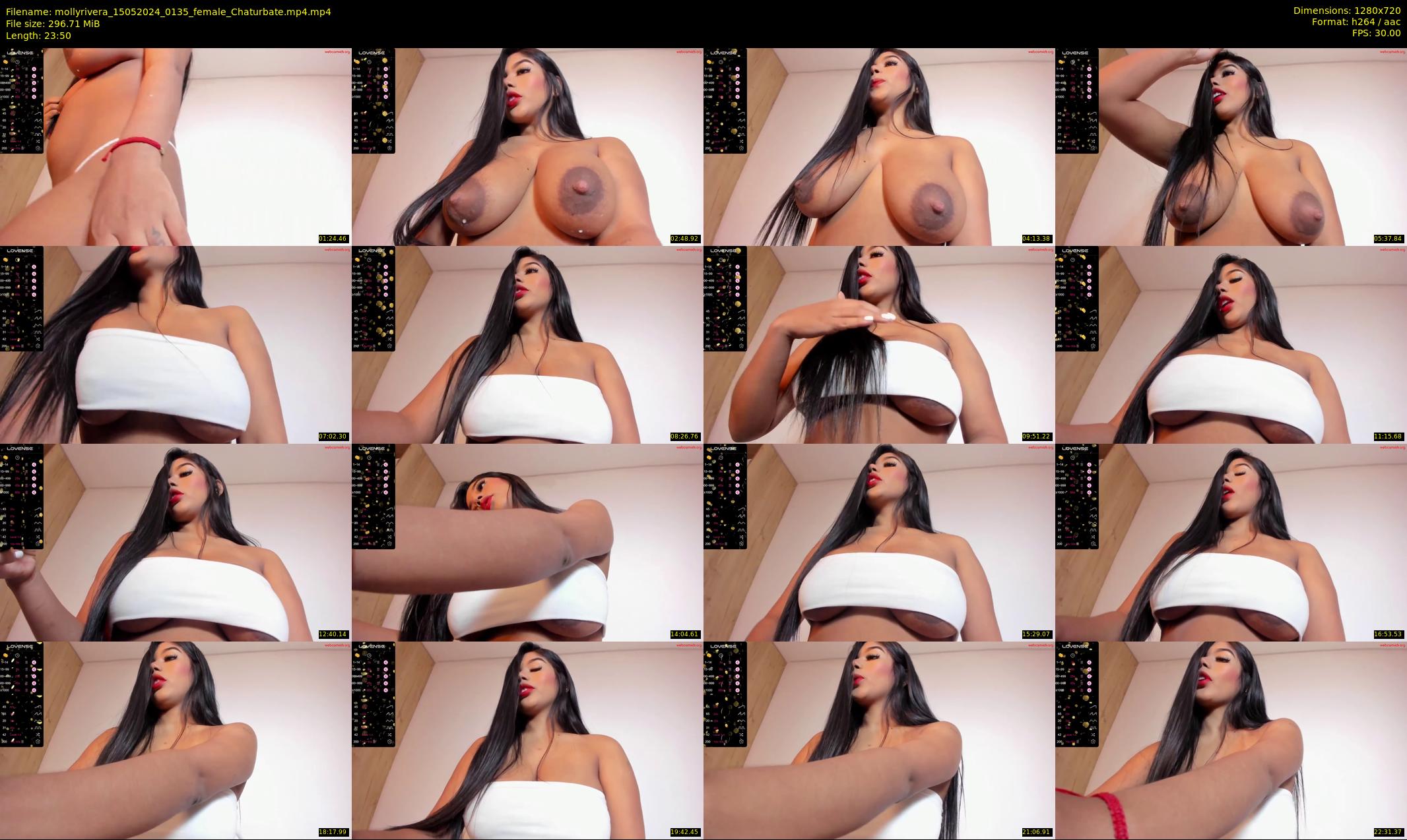mollyrivera — 24 minute Chaturbate female cam show recording, 720p, May 15, 2024